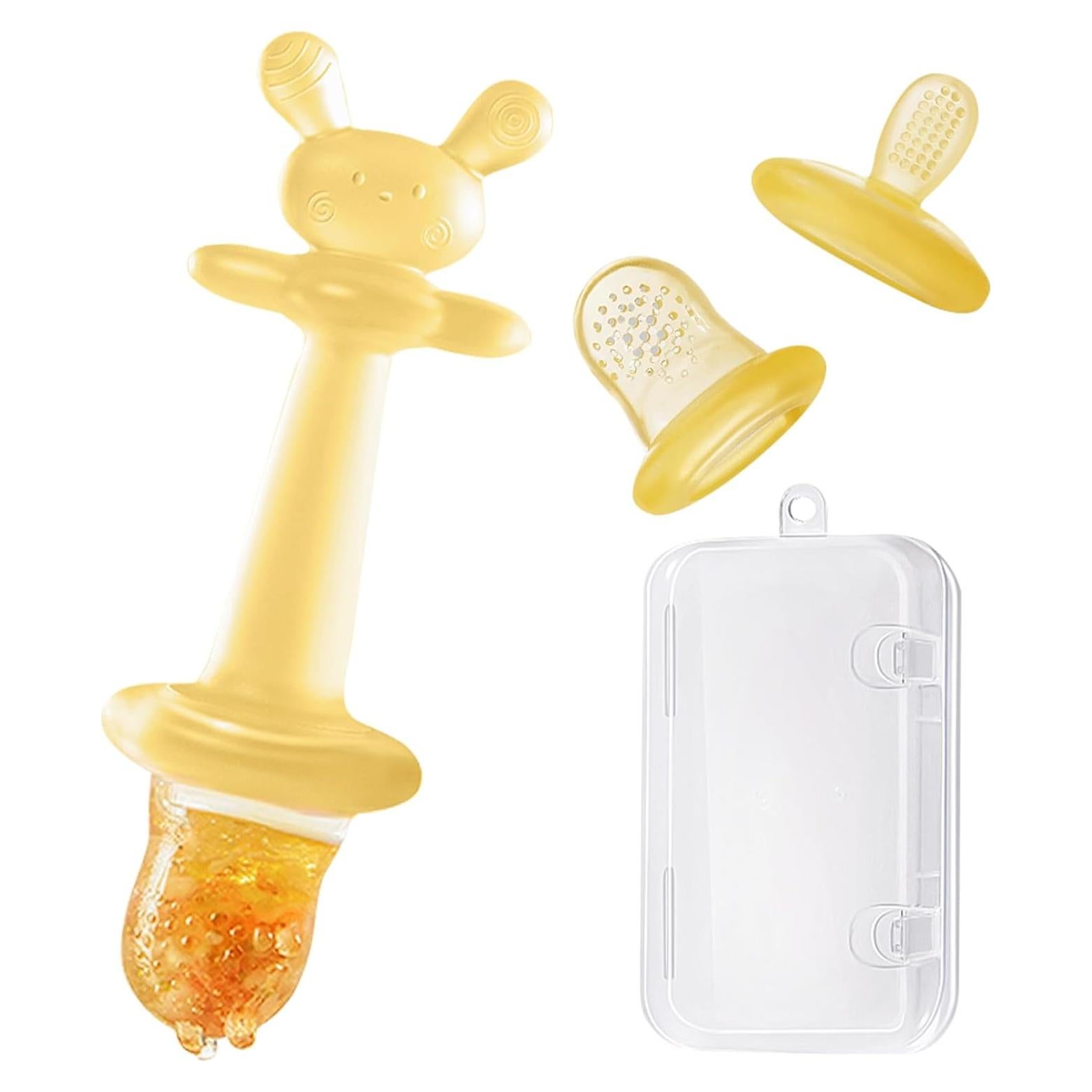 Mordedores de Silicona Anboor 4 en 1 para Bebés - Alivio de Dentición