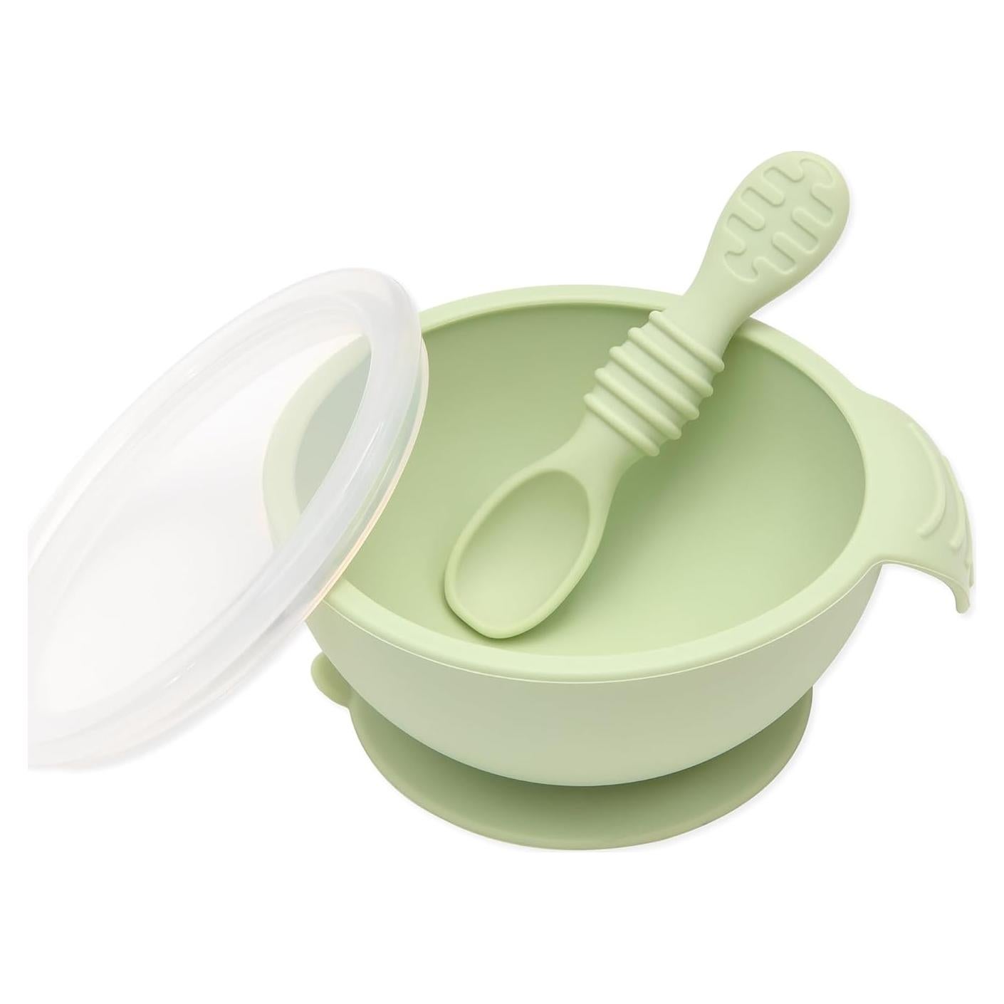 Set de Alimentación de Silicona Bumkins para Bebés - 3 Piezas