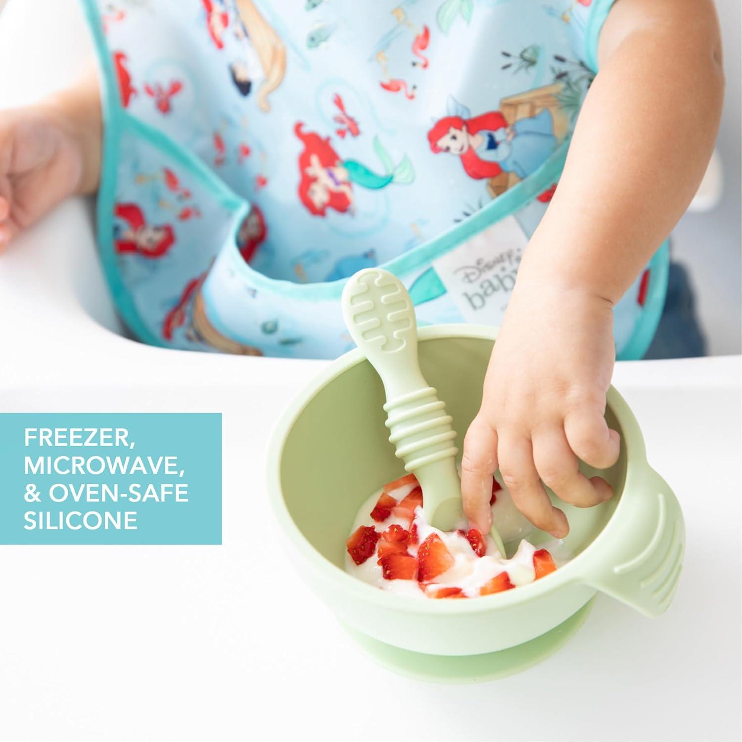 Set de Alimentación de Silicona Bumkins para Bebés - 3 Piezas