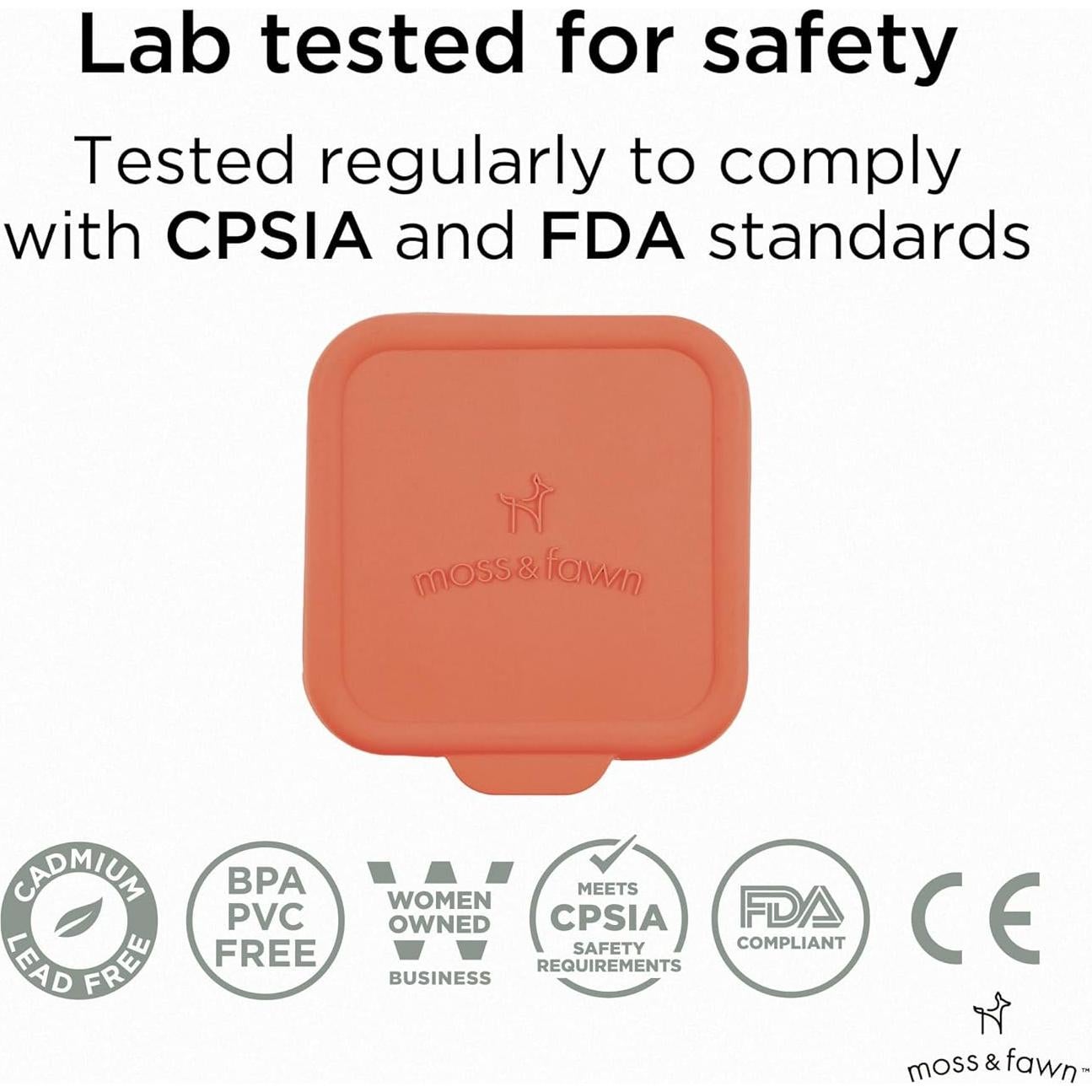 Bandeja de Hielo Moss and Fawn - Silicona para Bebés 12.9 cm