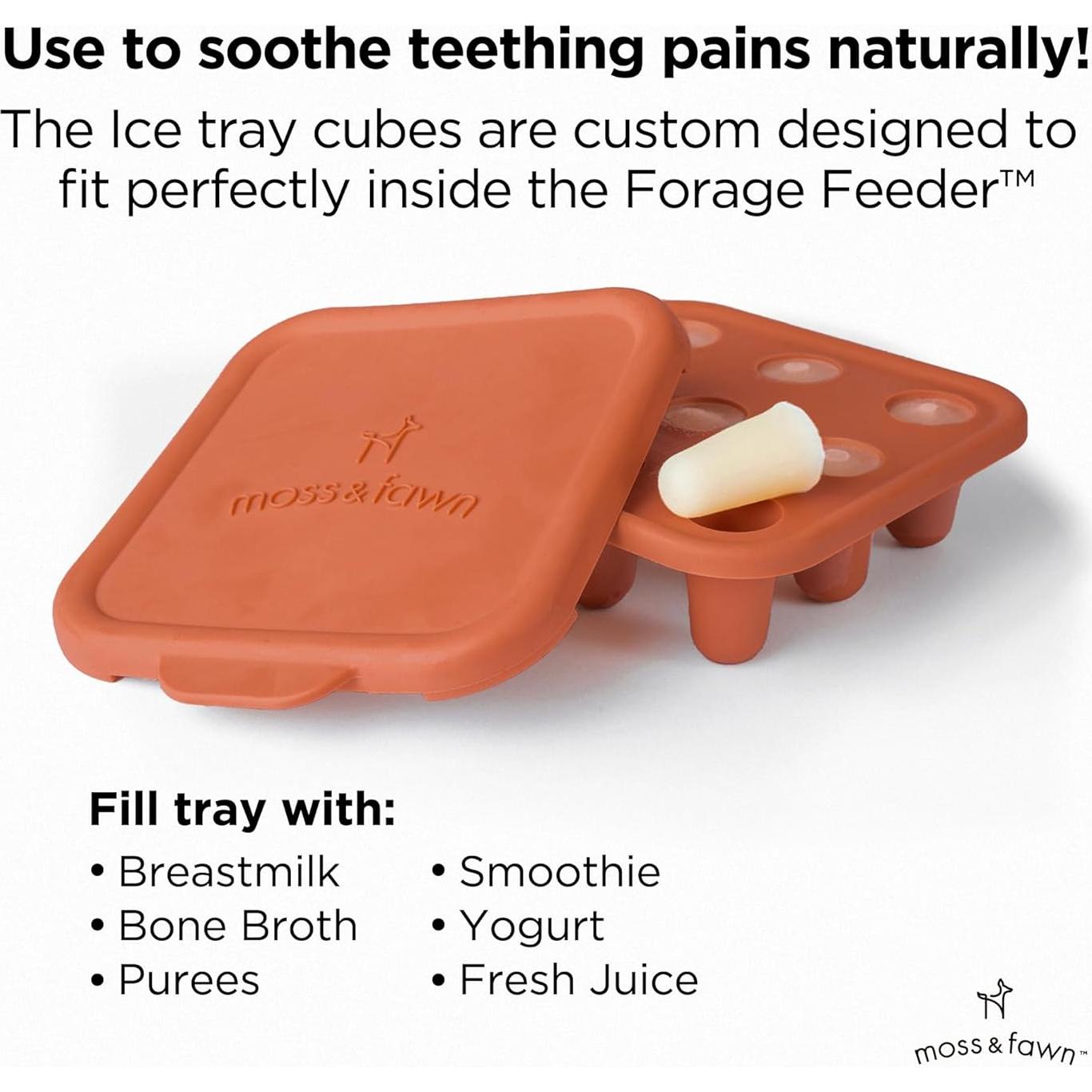 Bandeja de Hielo Moss and Fawn - Silicona para Bebés 12.9 cm