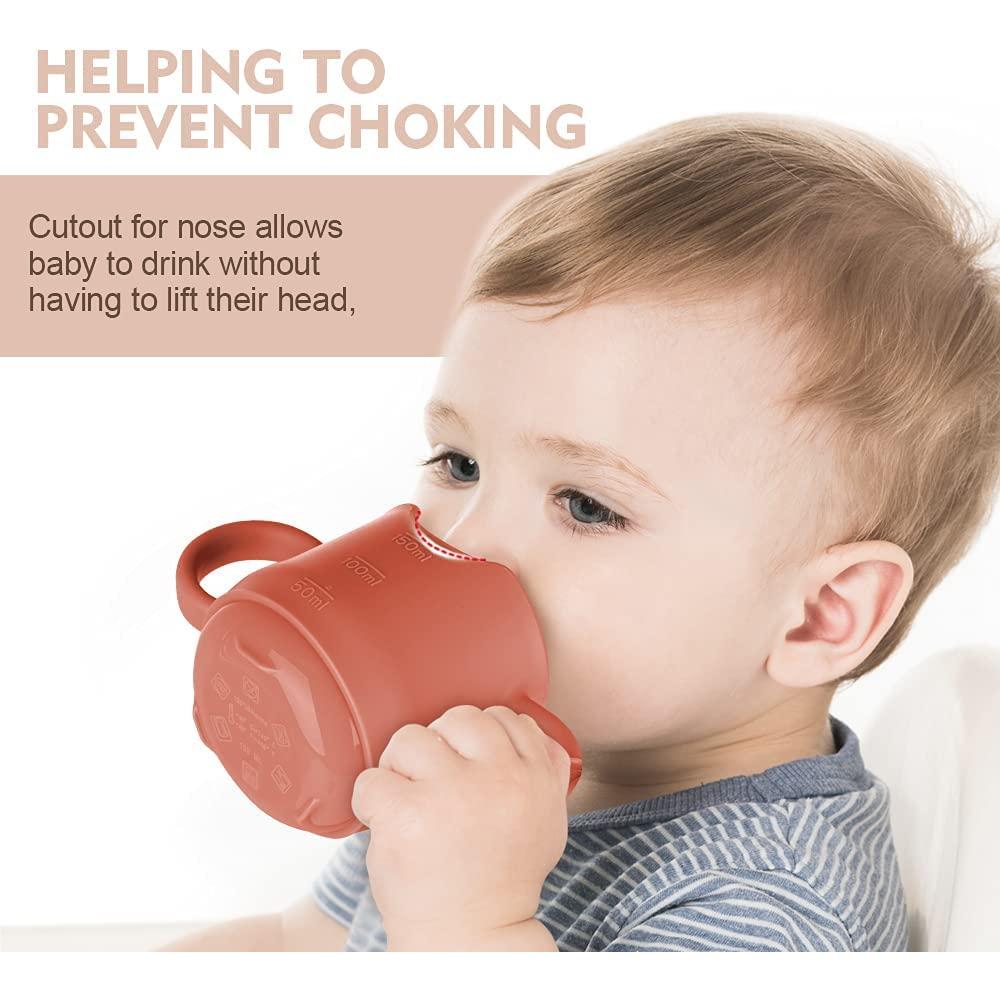 Combo Alimentador de Frutas y Taza Silicona Haakaa para Bebés