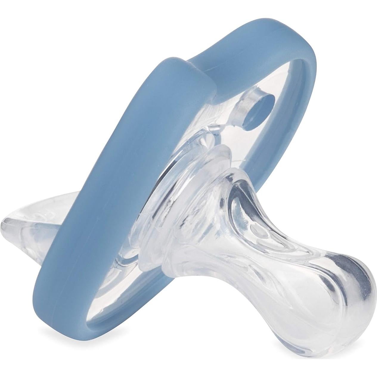 Chupetes ortodónticos Dr. Talbot Soft-Flex 0-6 meses Azul/Gris