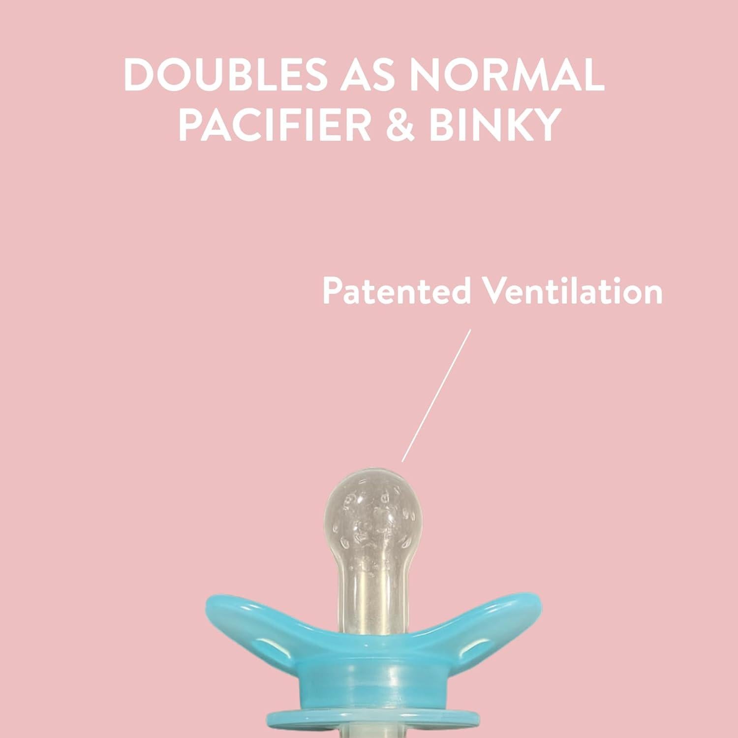 Dispensador de Medicina para Chupete Rumble Tuff - Dosis Precisa, Libre de BPA