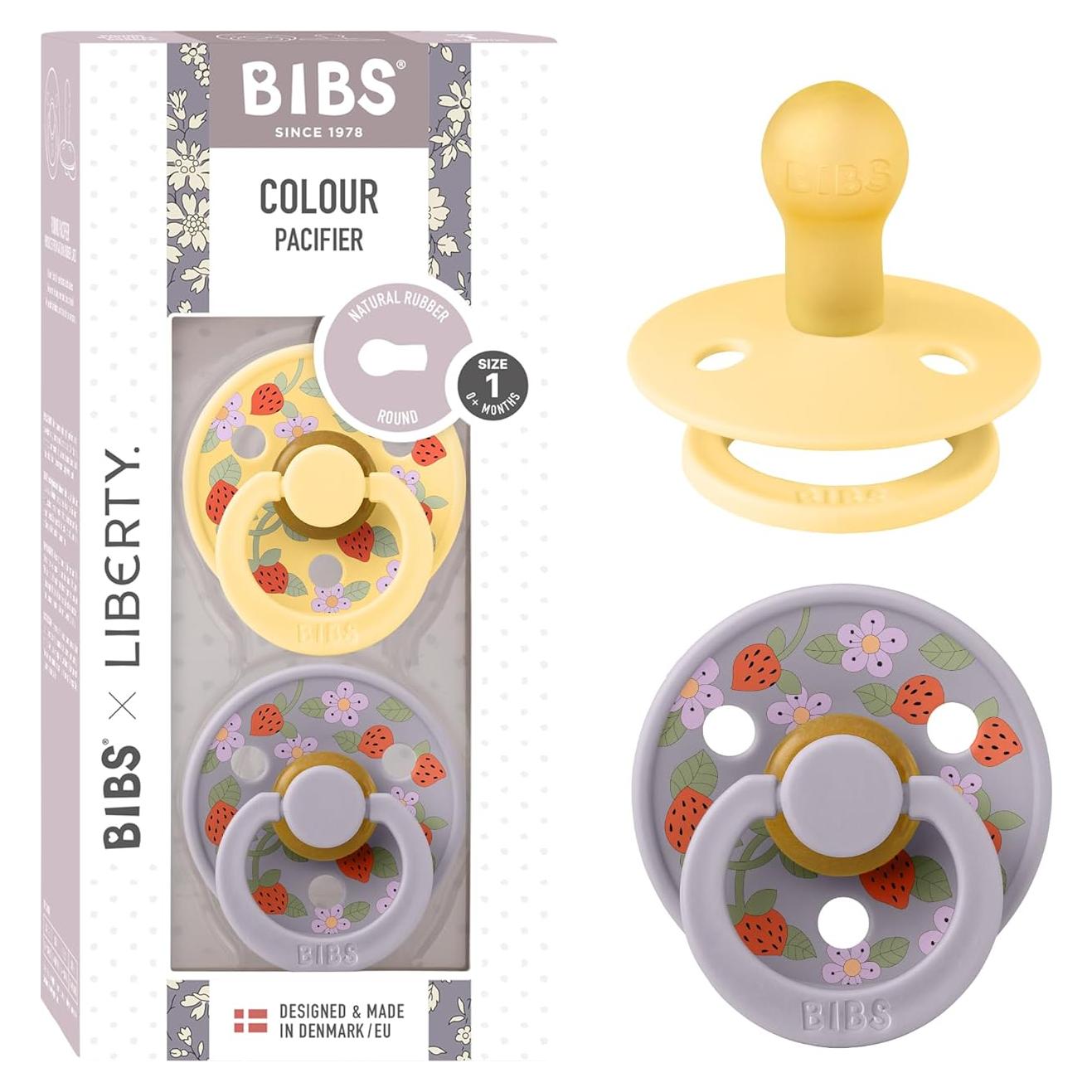 Chupete BIBS Colour Liberty 2-Pack Libre de BPA 0-6 Meses
