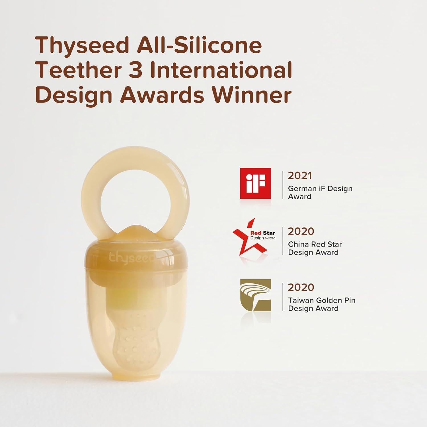 Alimentador de Frutas para Bebés Silicona Grado Alimentario