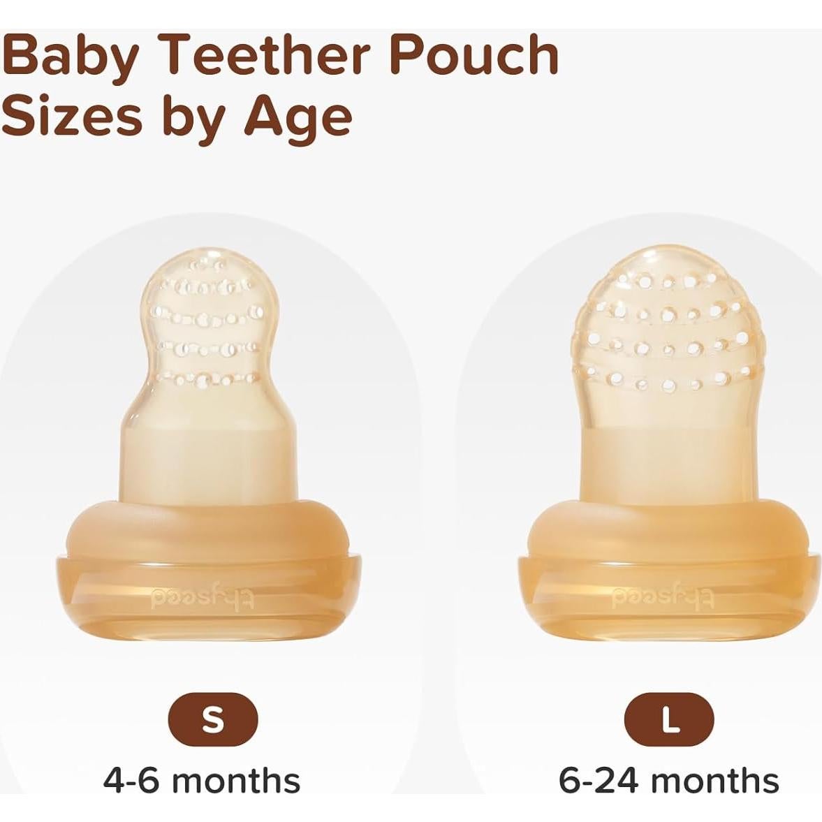 Alimentador de Frutas para Bebés Silicona Grado Alimentario