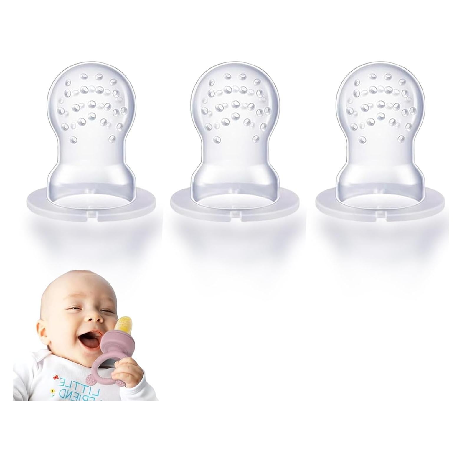 Repuestos de Chupete de Silicona JEXFUN para Bebés 3PCS