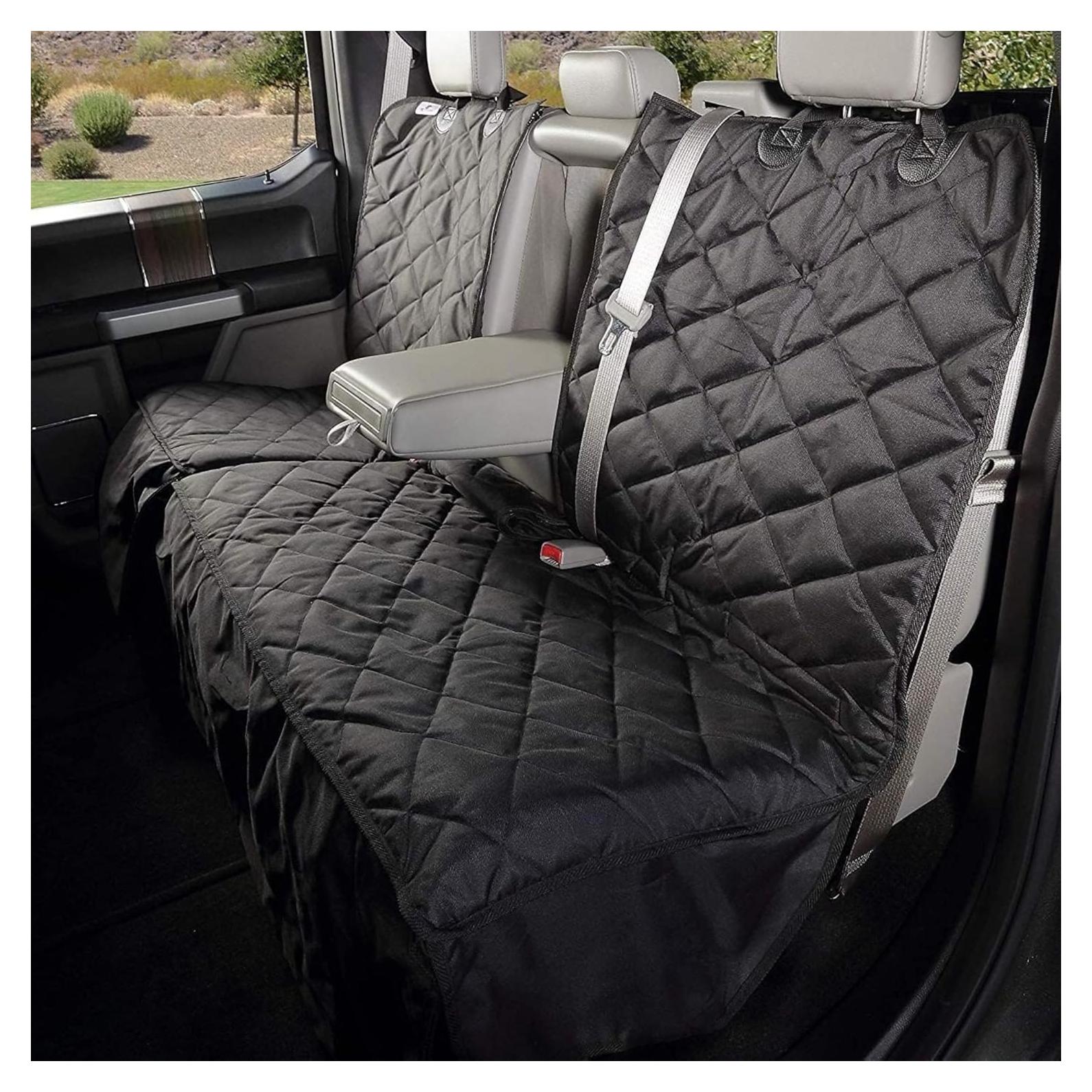 Cubierta de Asiento para Perros 4Knines - Lado Pasajero Negro