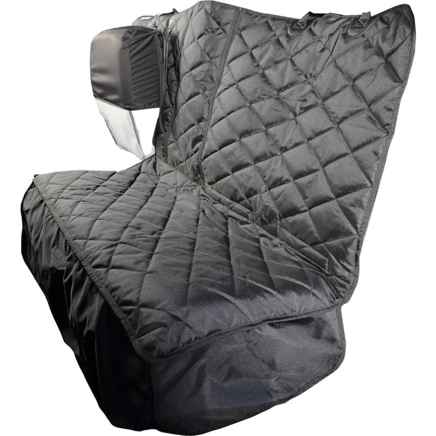 Cubierta de Asiento para Perros 4Knines - Lado Pasajero Negro