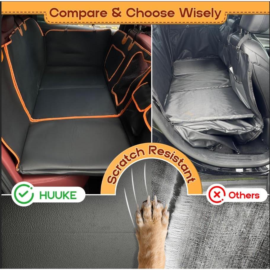 Funda de Asiento para Perros HUUKE, Impermeable y Resistente 200kg