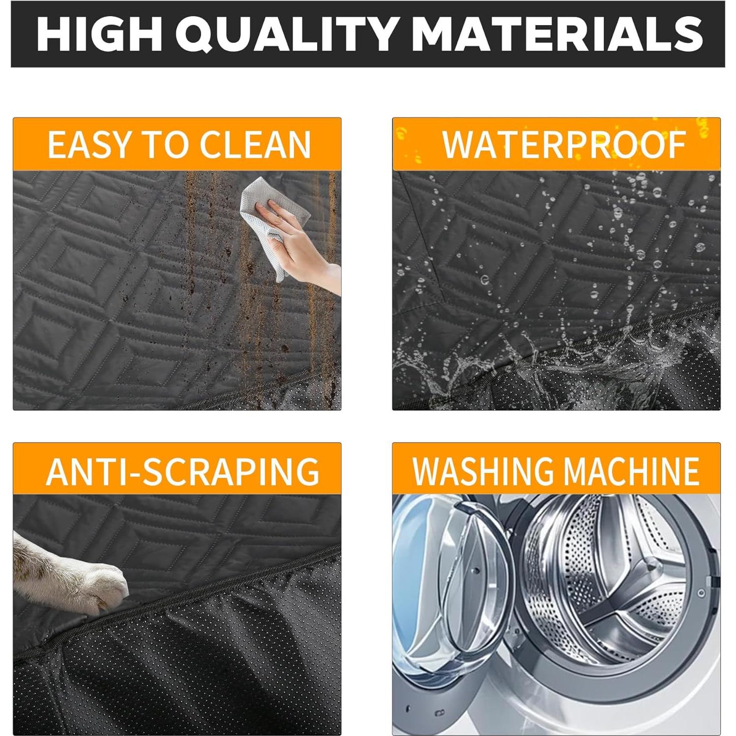 Funda de Asiento para Perros SugarFox - Impermeable y Resistente