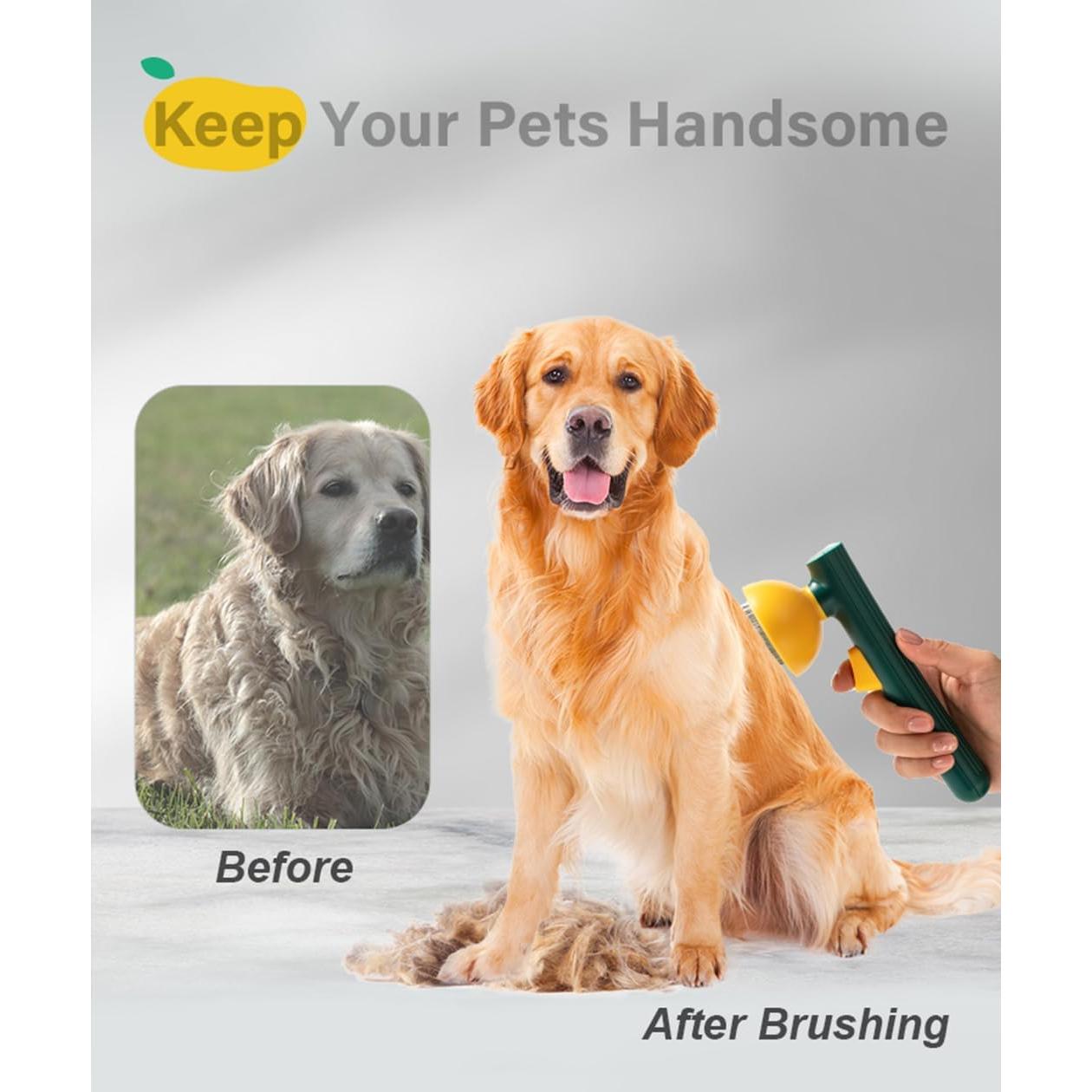 Cepillo Slicker Autolimpiante Awpland para Perros y Gatos