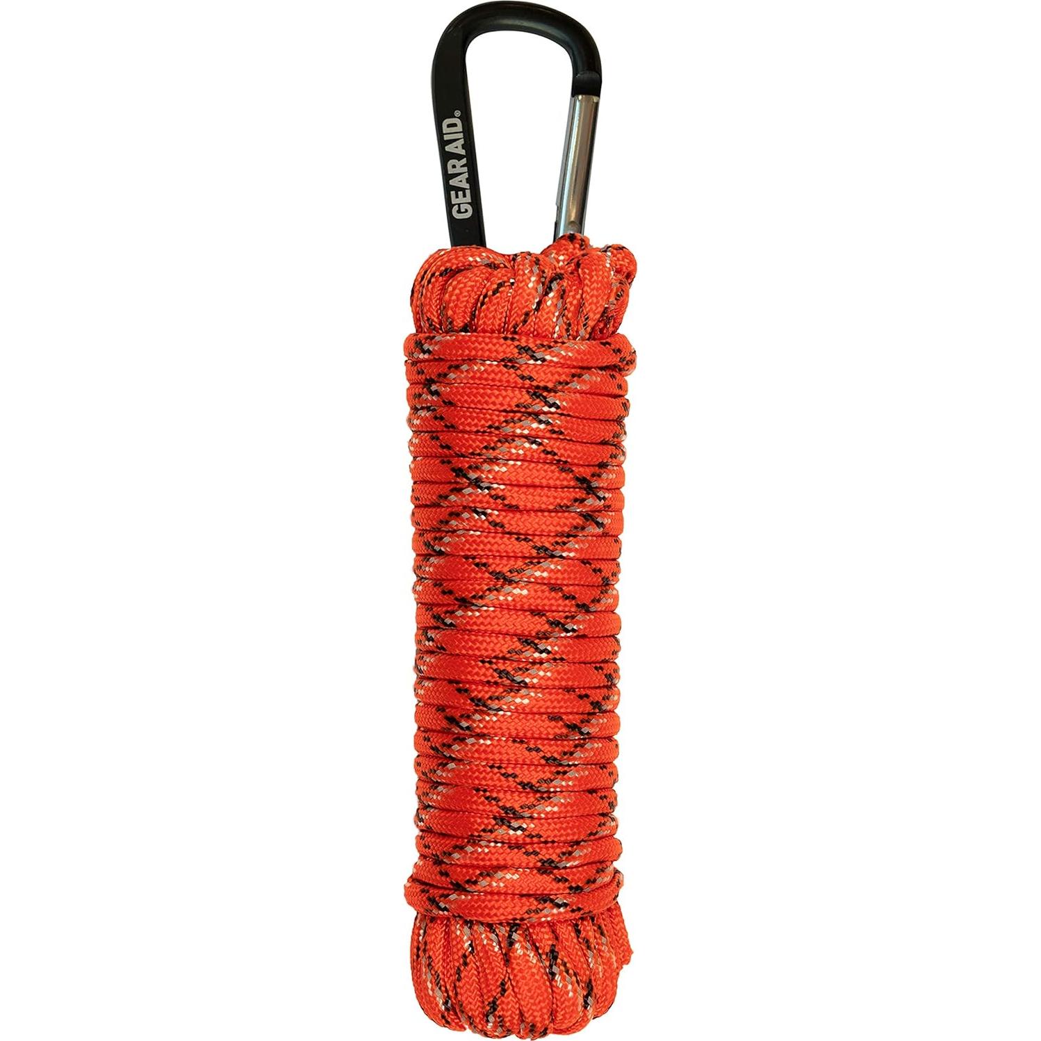 Cuerda Paracord 550 GEAR AID 9,14 m Nylon Naranja