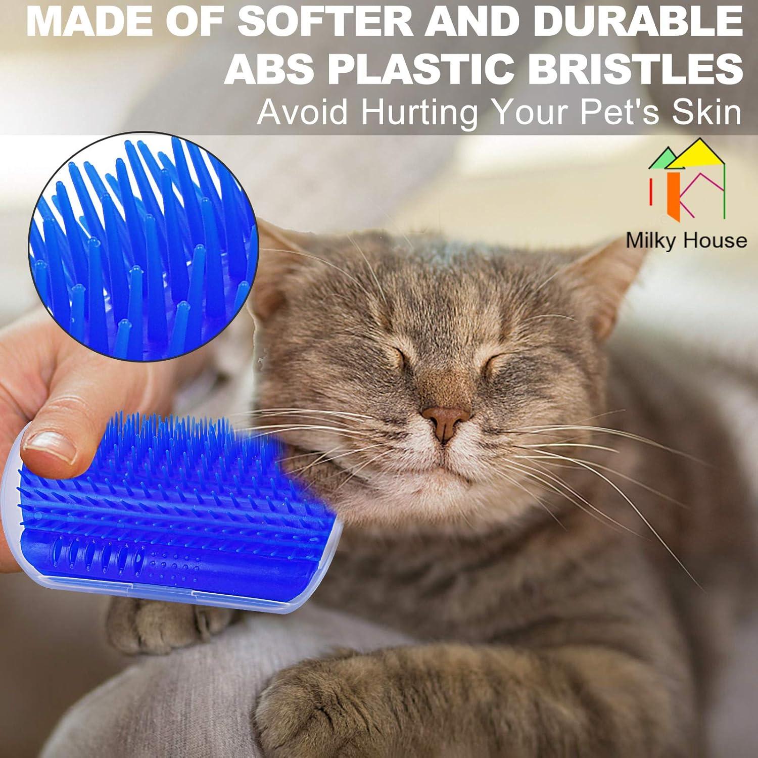 Arco de Autocuidado para Gatos Milky House 4PCS Cepillos Suaves