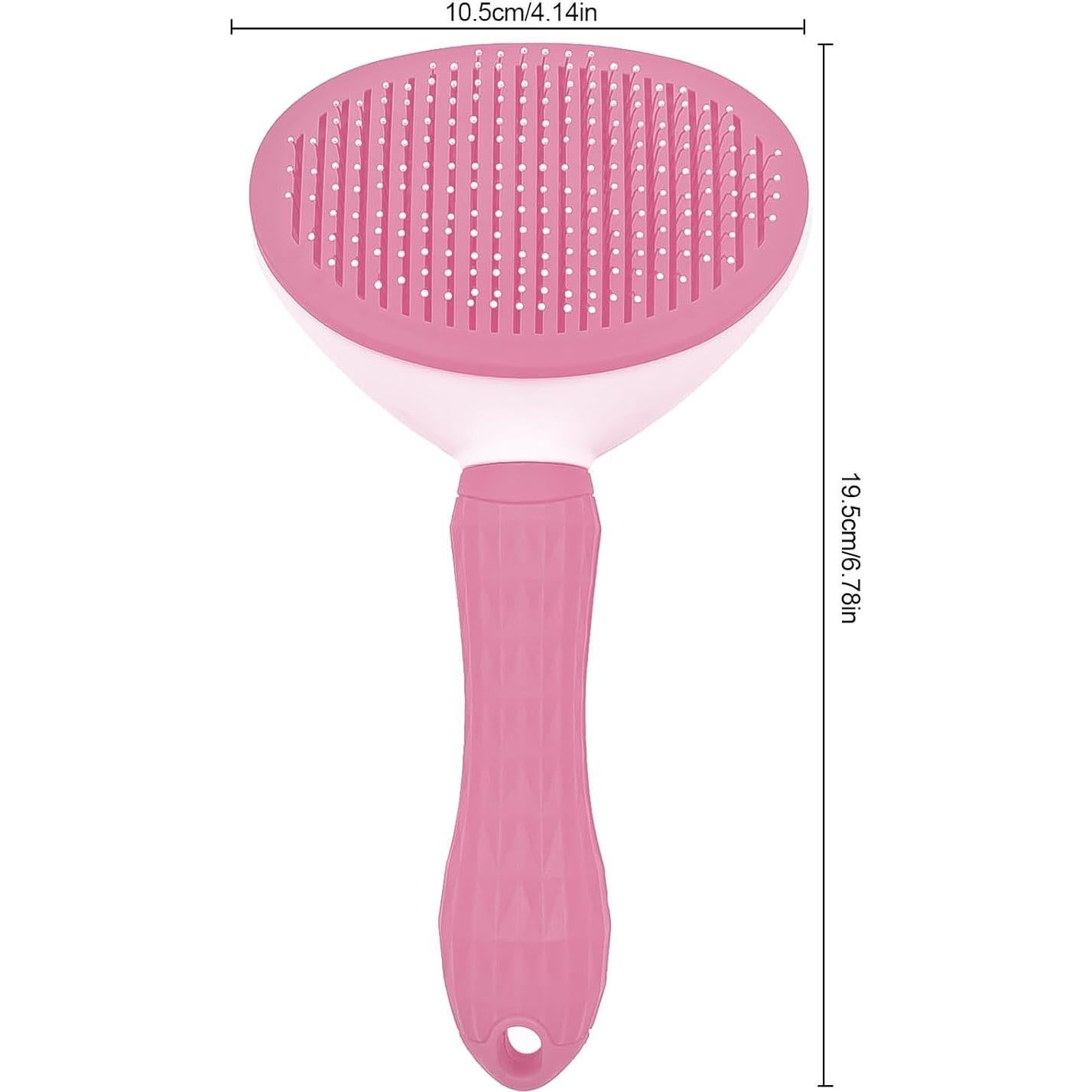 Cepillo Autolimpiante para Gatos Walfront - Rosa, 21.69x11.69cm