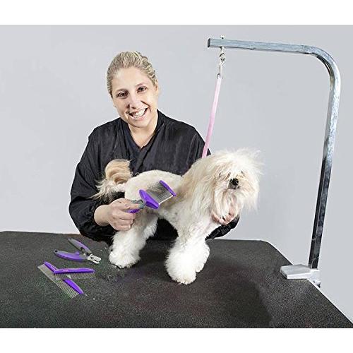 Cepillo Flexible de Dos Caras Hertzko para Perros y Gatos