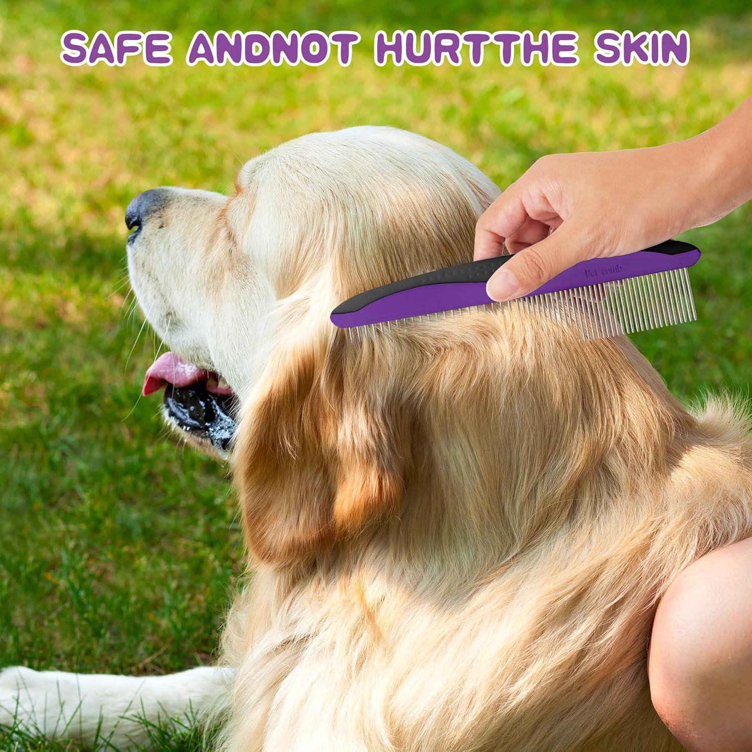 Cepillo y Peine para Mascotas Cornnpet - Aseo Efectivo Negro