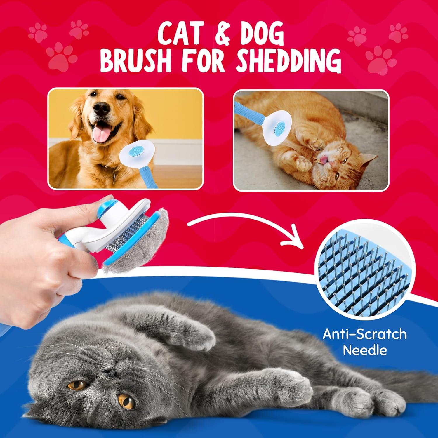 Kit de Aseo para Mascotas Critter Comfort - Champú 240ml, Cepillo y Guante