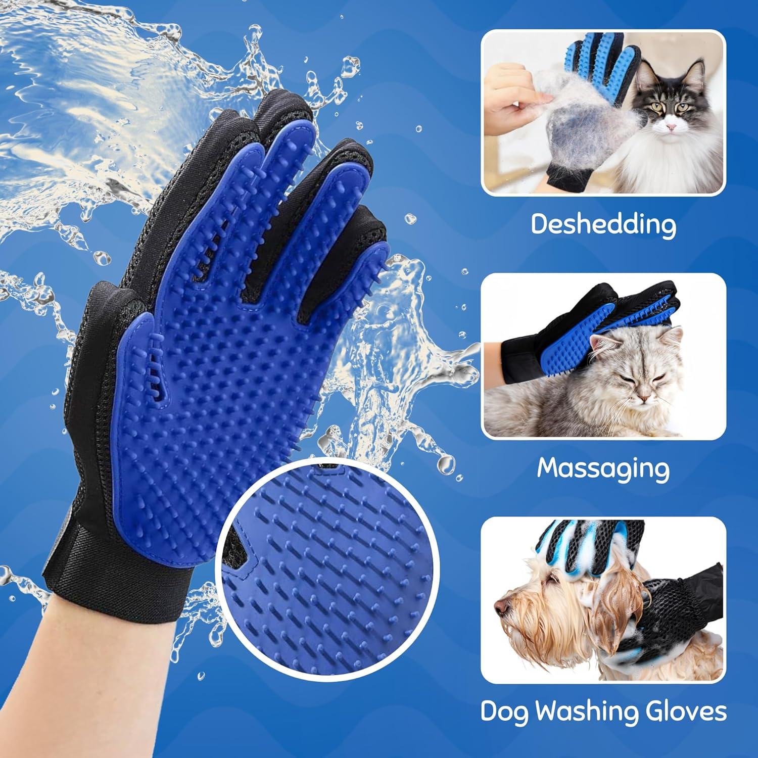 Kit de Aseo para Mascotas Critter Comfort - Champú 240ml, Cepillo y Guante