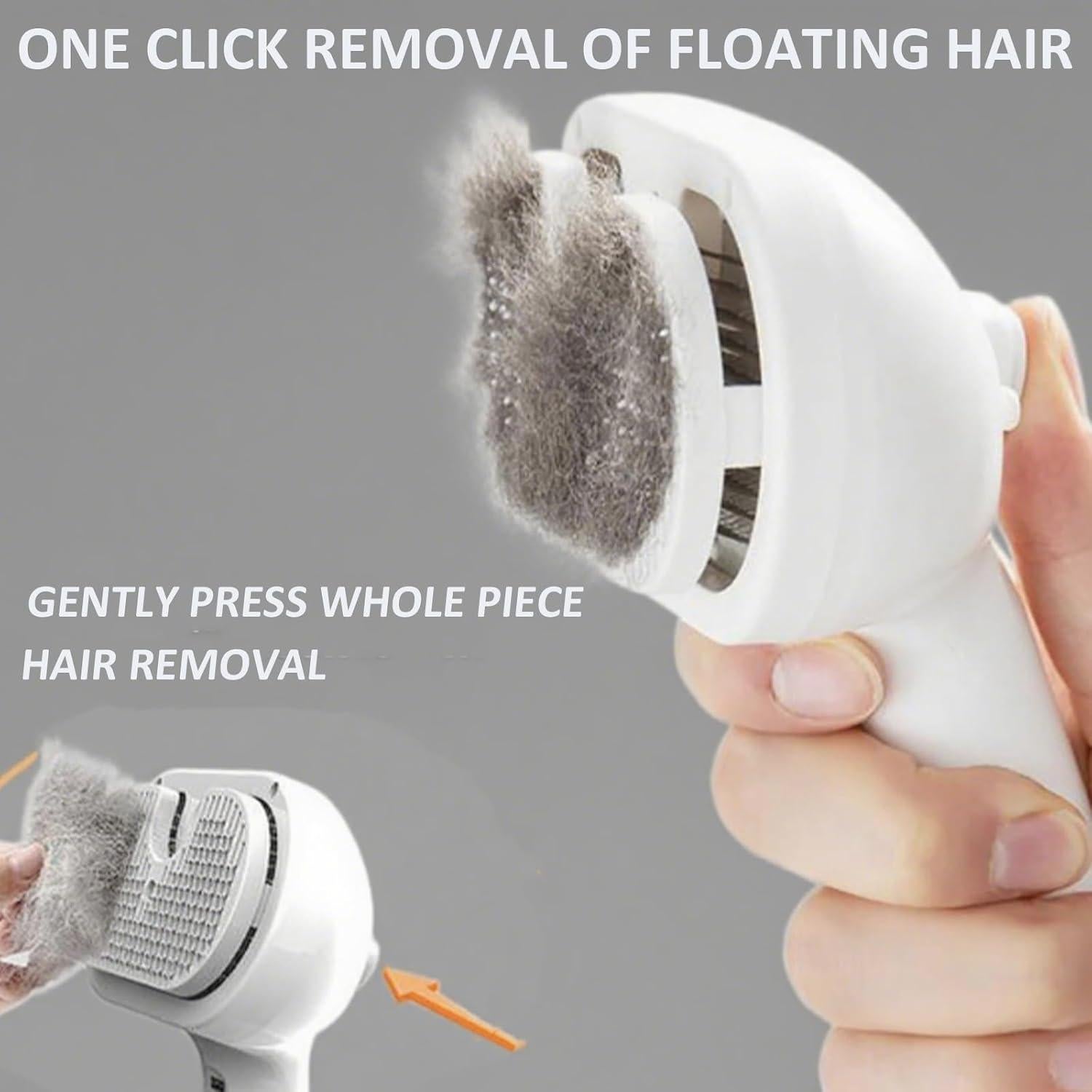 Cepillo de Ducha ReNu 3 en 1 para Perros y Gatos - Autolimpiante