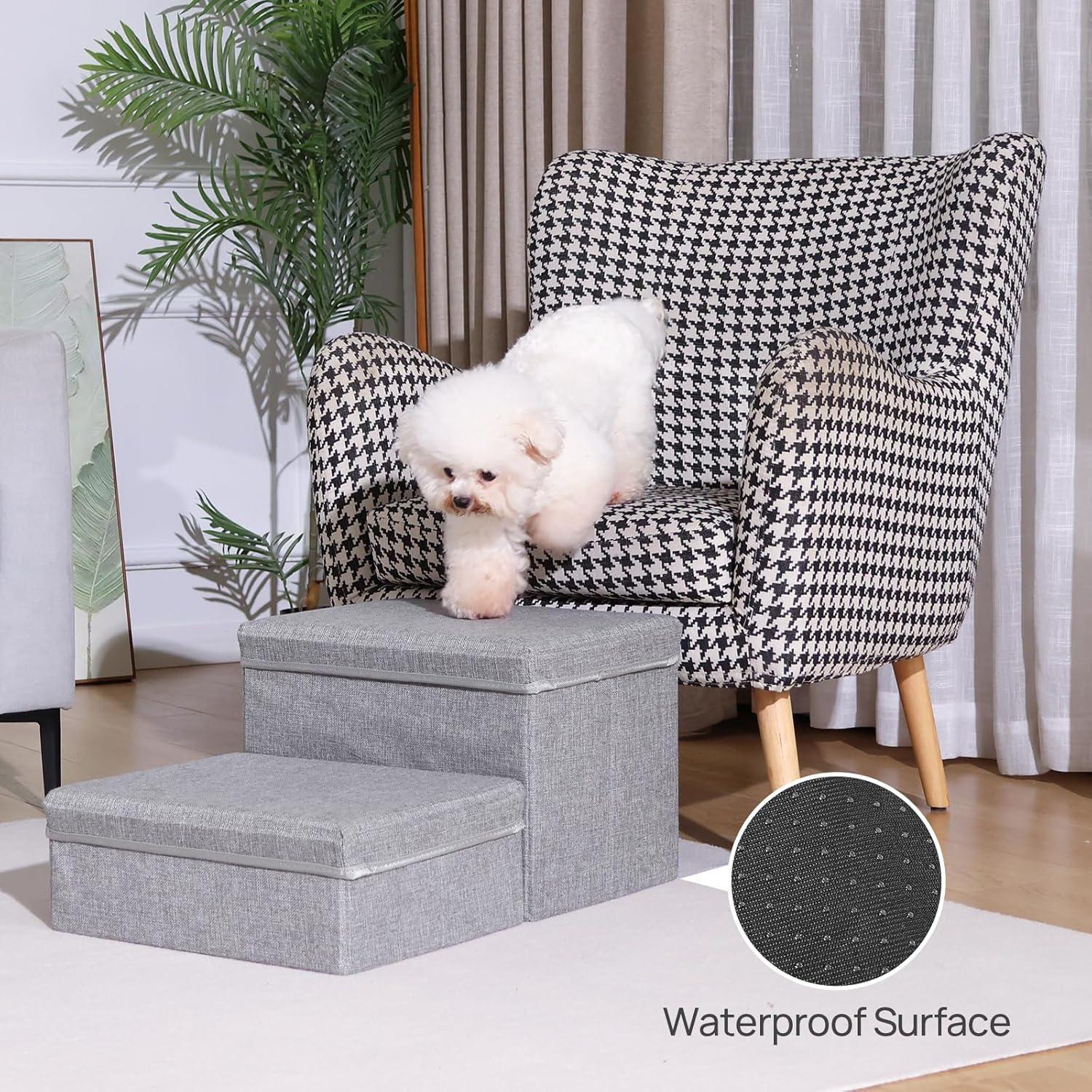 Escaleras Plegables para Perros RYpetmia 2 Niveles 40x60 cm