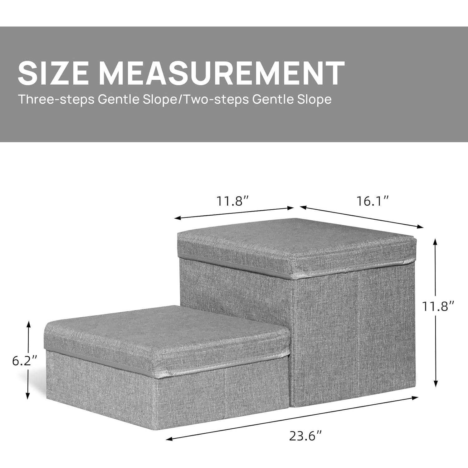 Escaleras Plegables para Perros RYpetmia 2 Niveles 40x60 cm