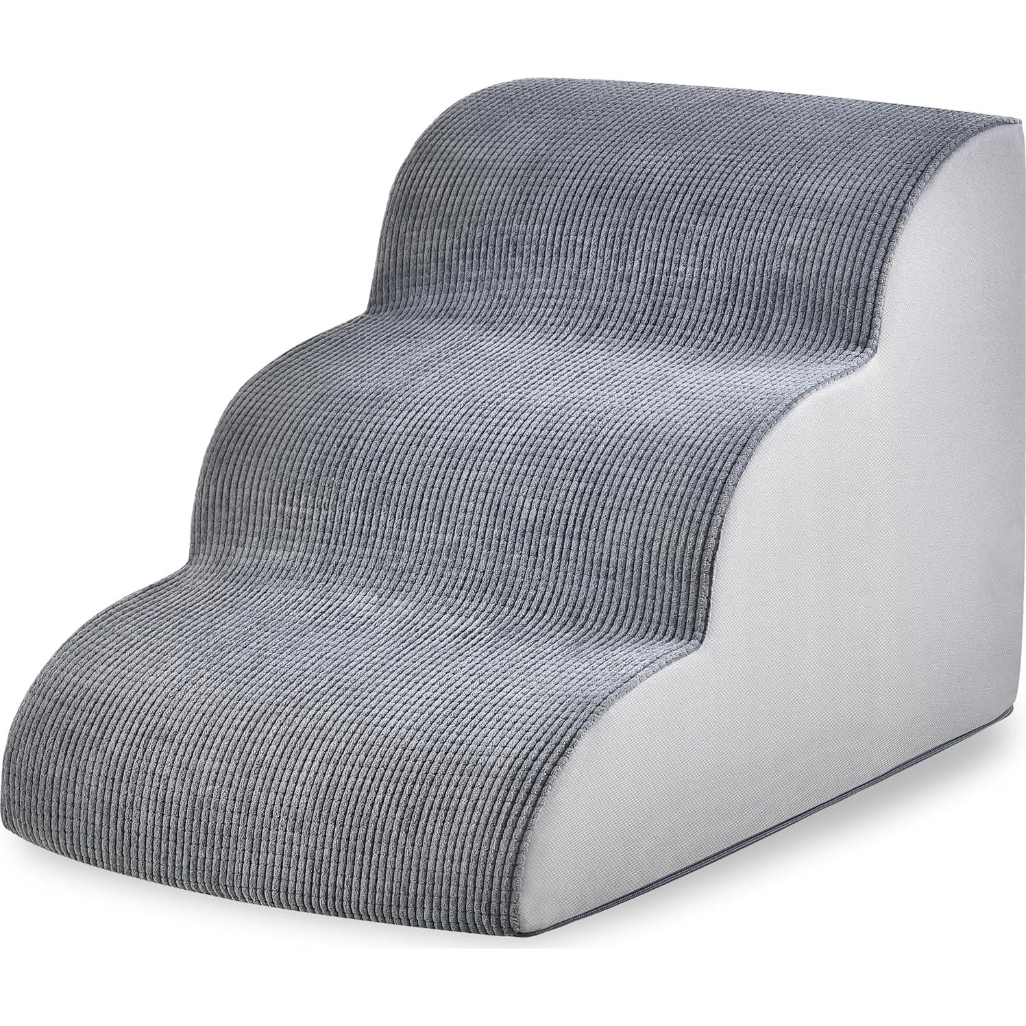 Escaleras para Perros Pequeños MYAXBD 3 Pasos 40x57x40 cm Gris