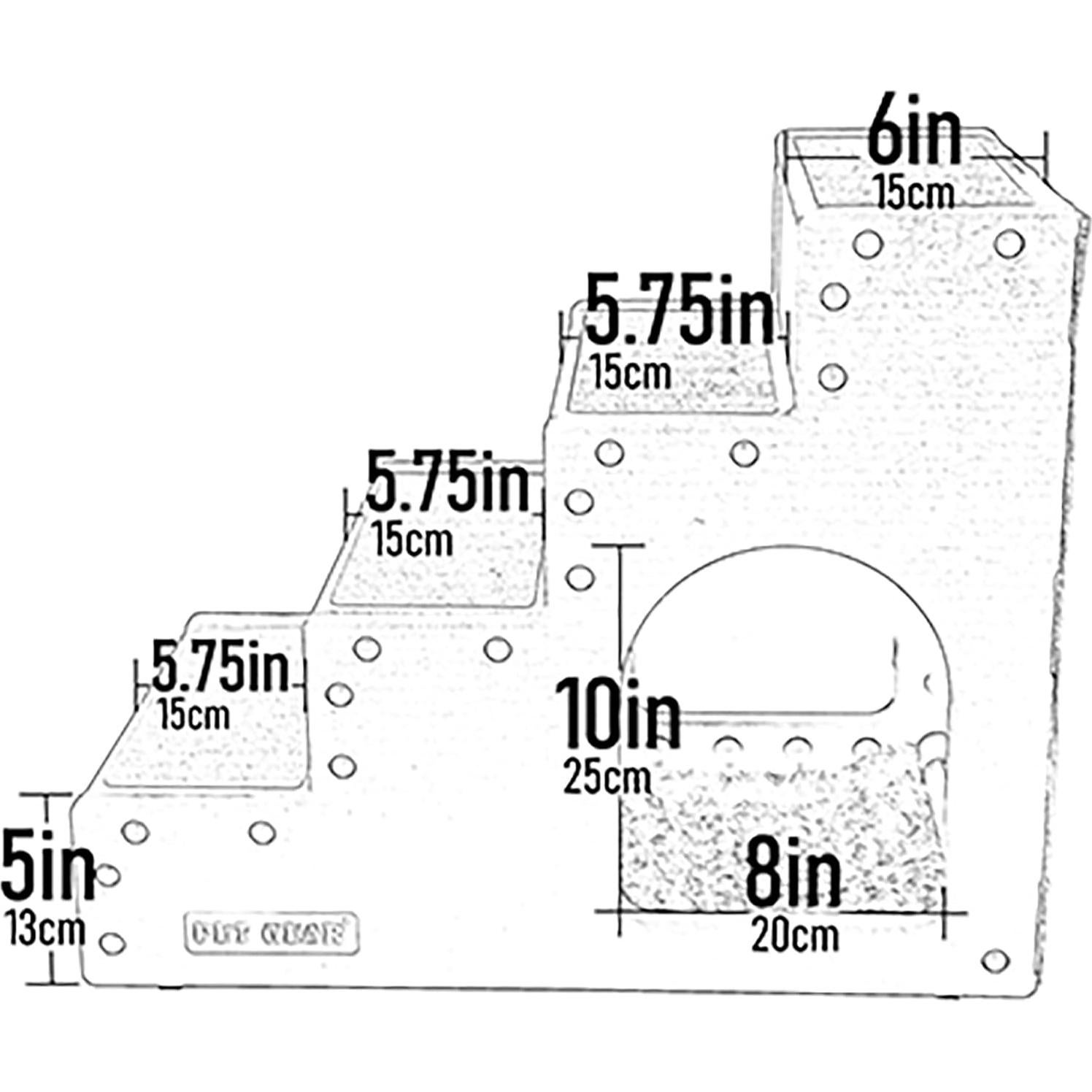 Escalera para Mascotas Pet Gear Pet Step IV - Hasta 22.7 kg