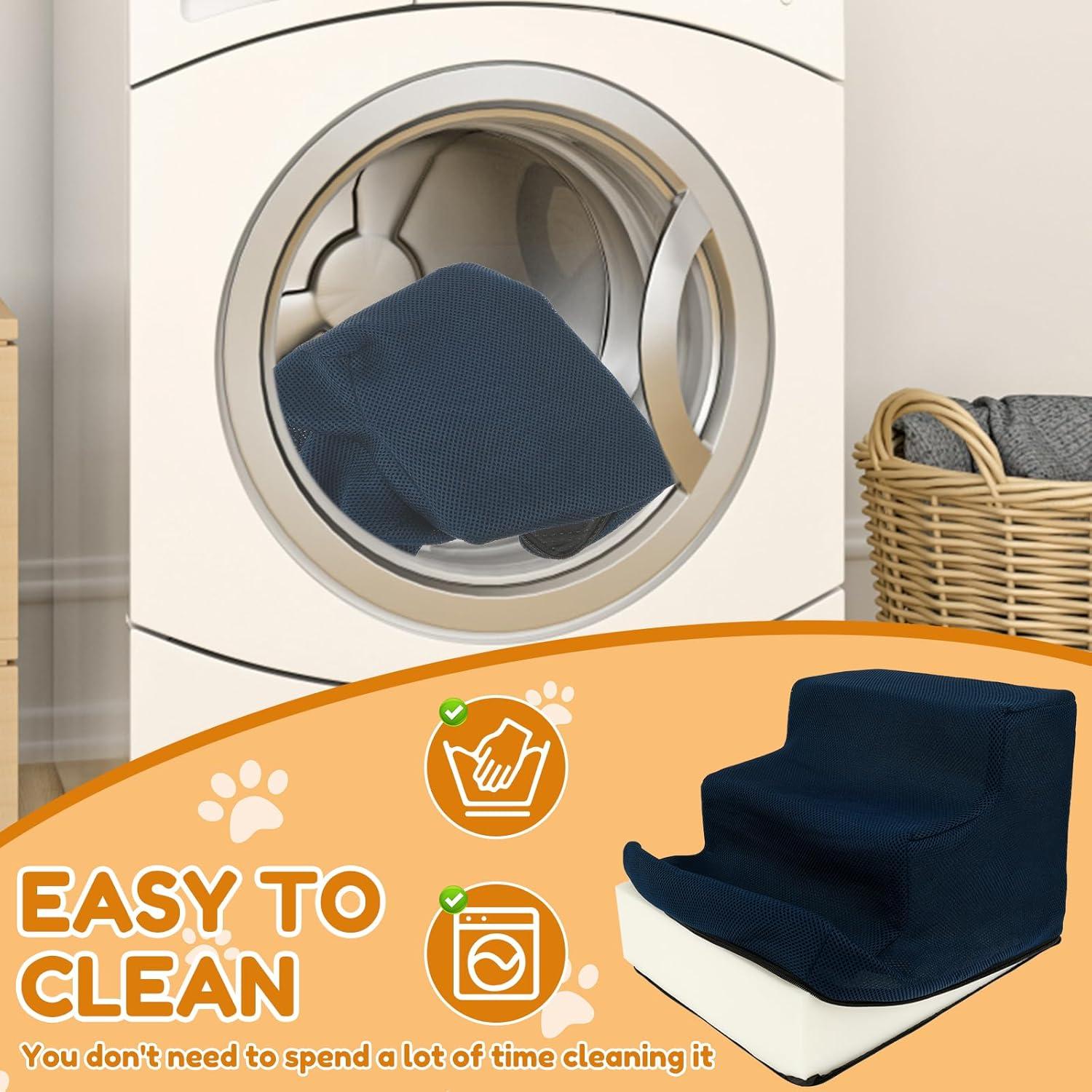 Escalón para Perros ZHENGFUO de Espuma 27cm Lavable