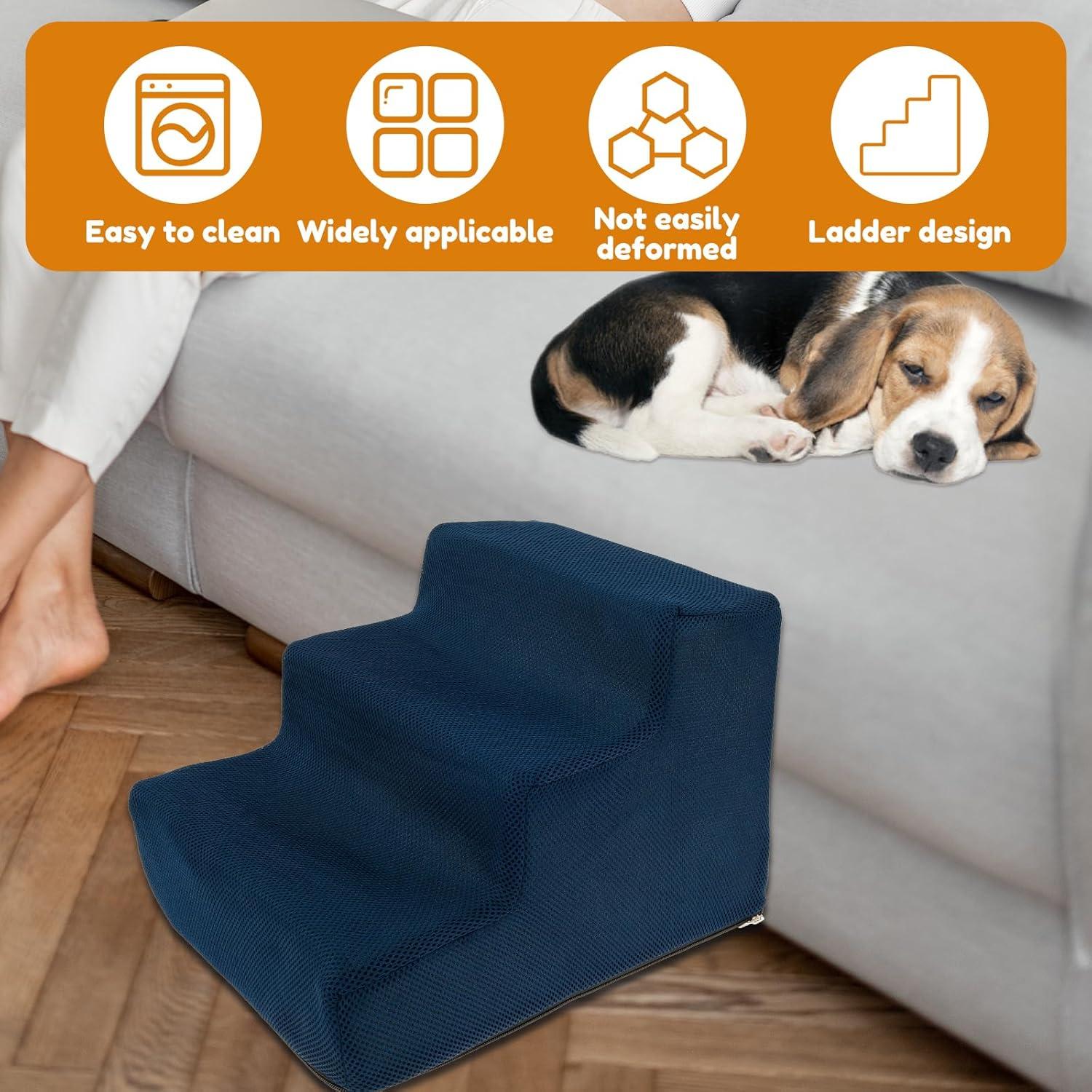 Escalón para Perros ZHENGFUO de Espuma 27cm Lavable