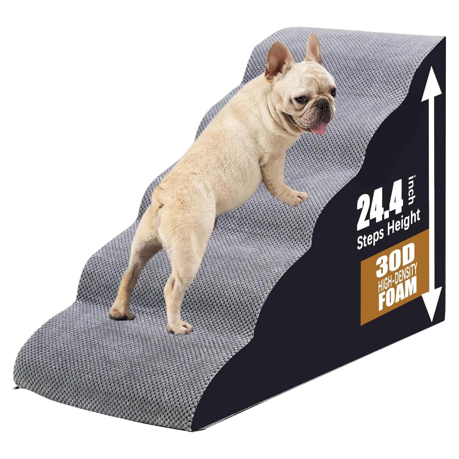 Escaleras para Perros INRLKIT 5 Pasos Antideslizantes 62 cm