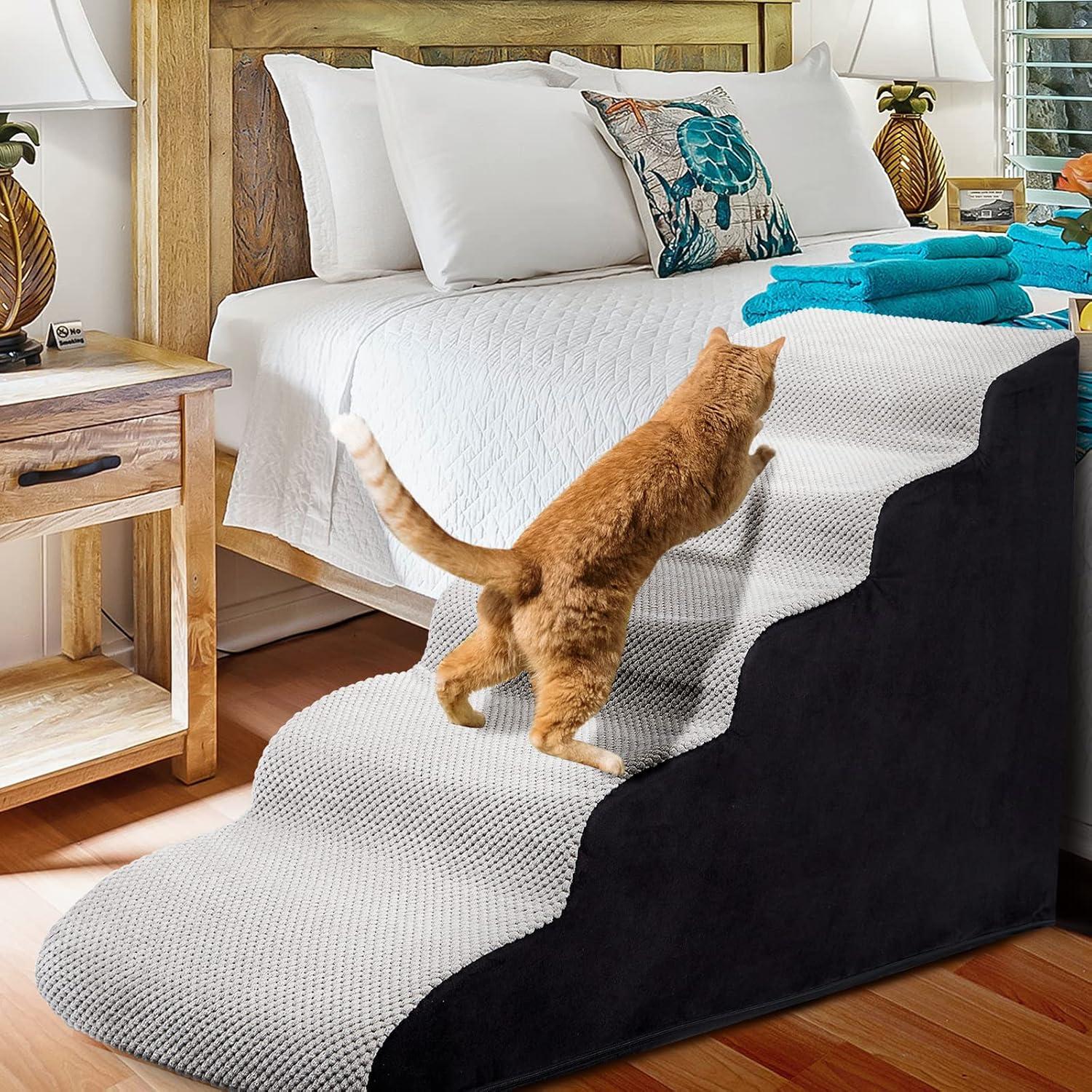 Escaleras para Perros INRLKIT 5 Pasos Antideslizantes 62 cm