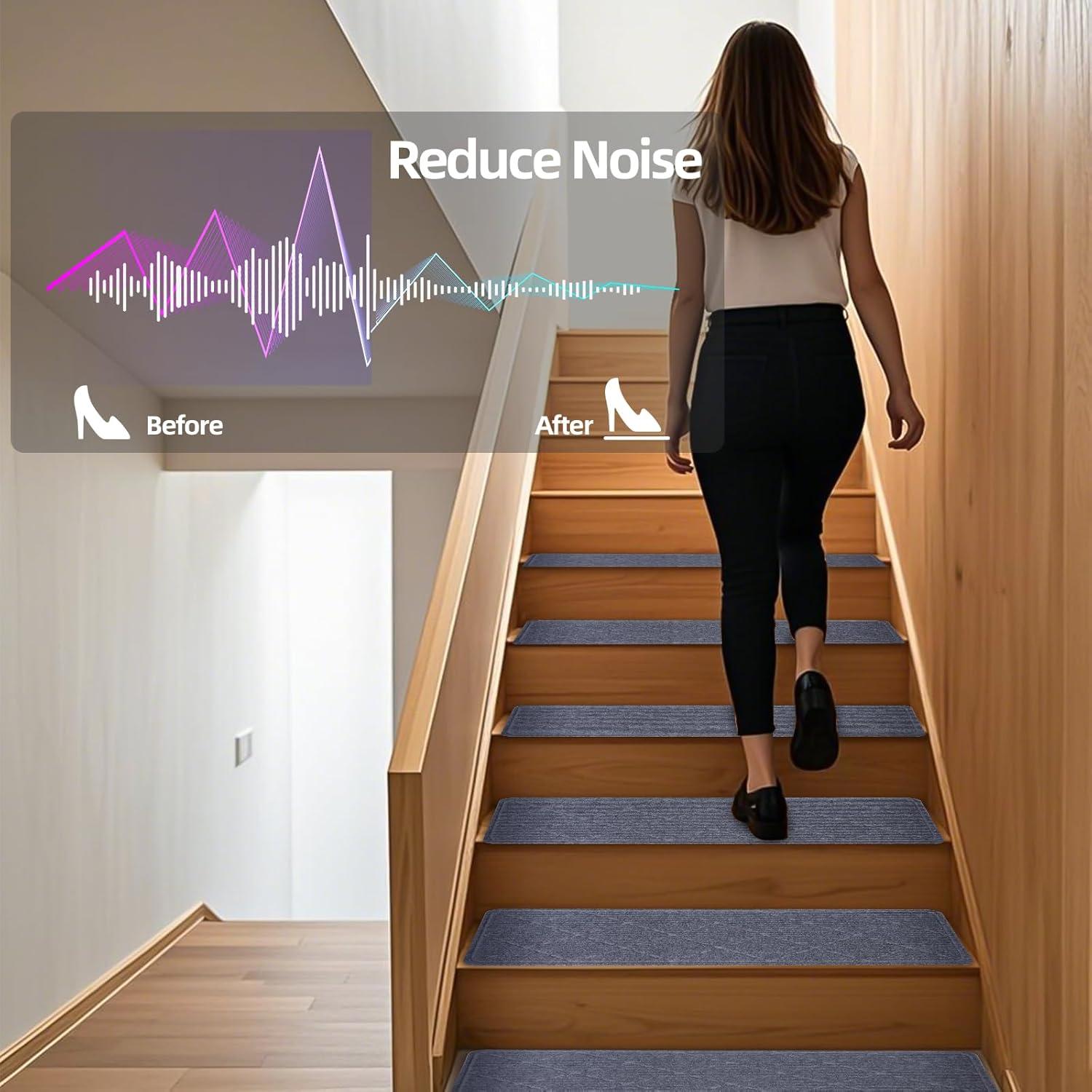 Escalones Antideslizantes CrystalMX 15 Piezas 22.86x71.12cm Gris