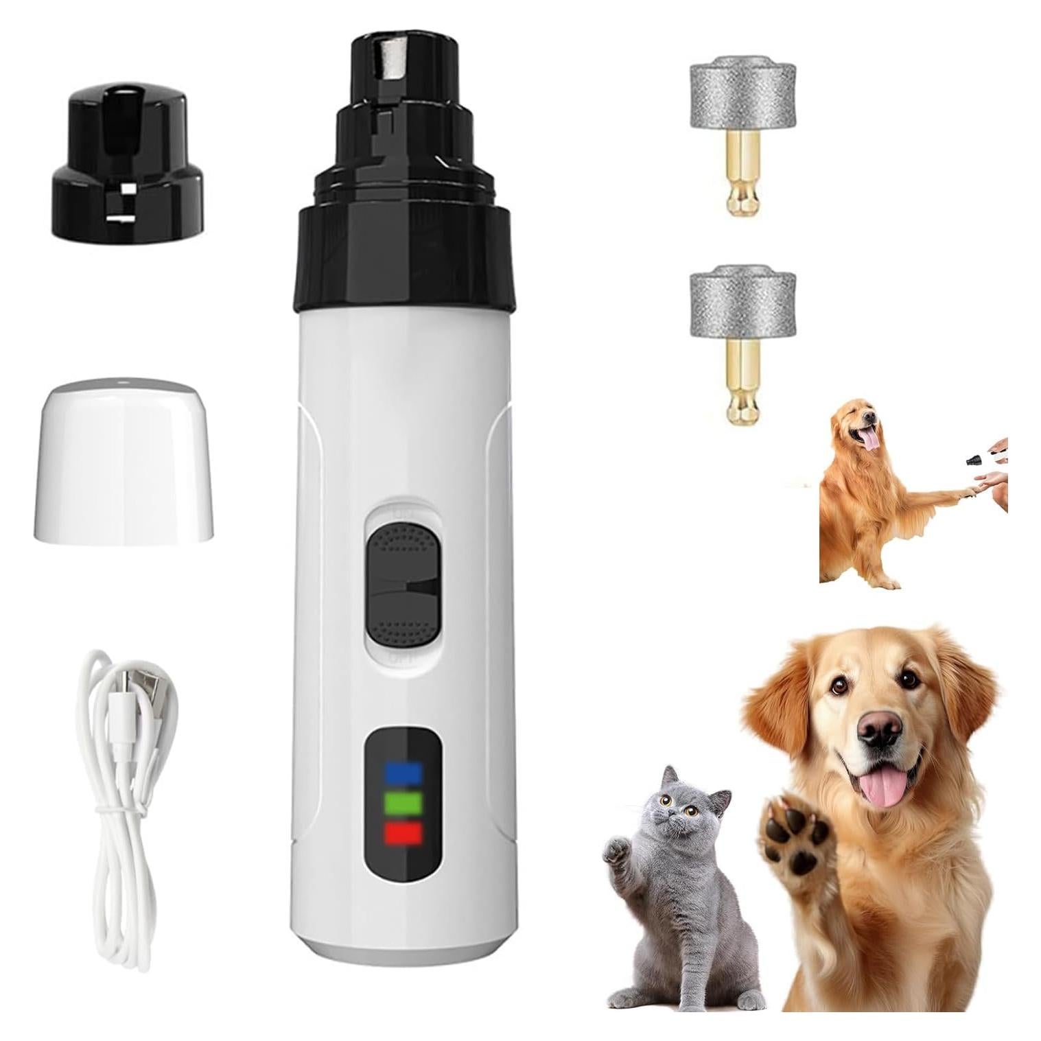 Cortauñas Silencioso Pro Heusom para Mascotas Recargable USB