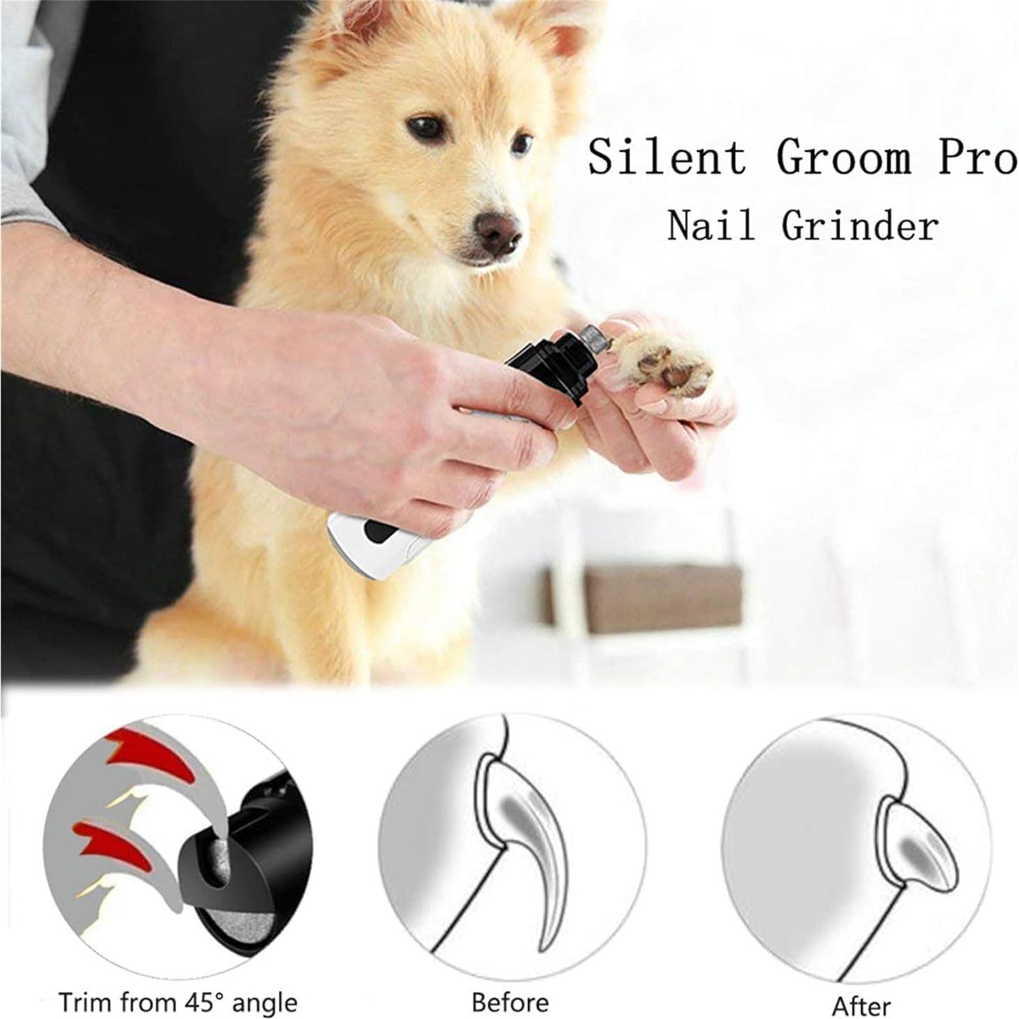 Cortauñas Silencioso Pro Heusom para Mascotas Recargable USB