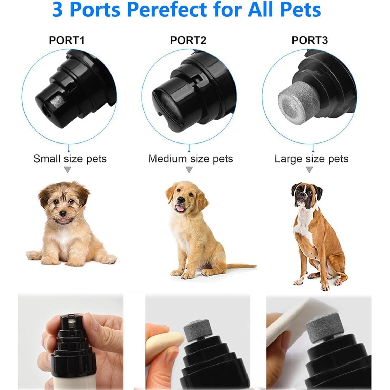 Cortauñas Silencioso Pro Heusom para Mascotas Recargable USB