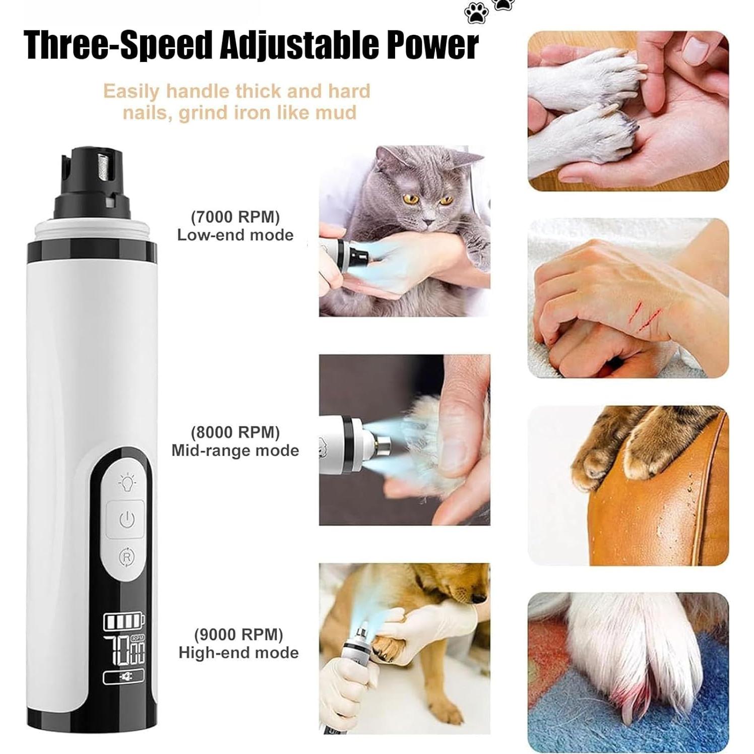 Cortador de Uñas Silencioso GROTOLY Pro 3 Velocidades