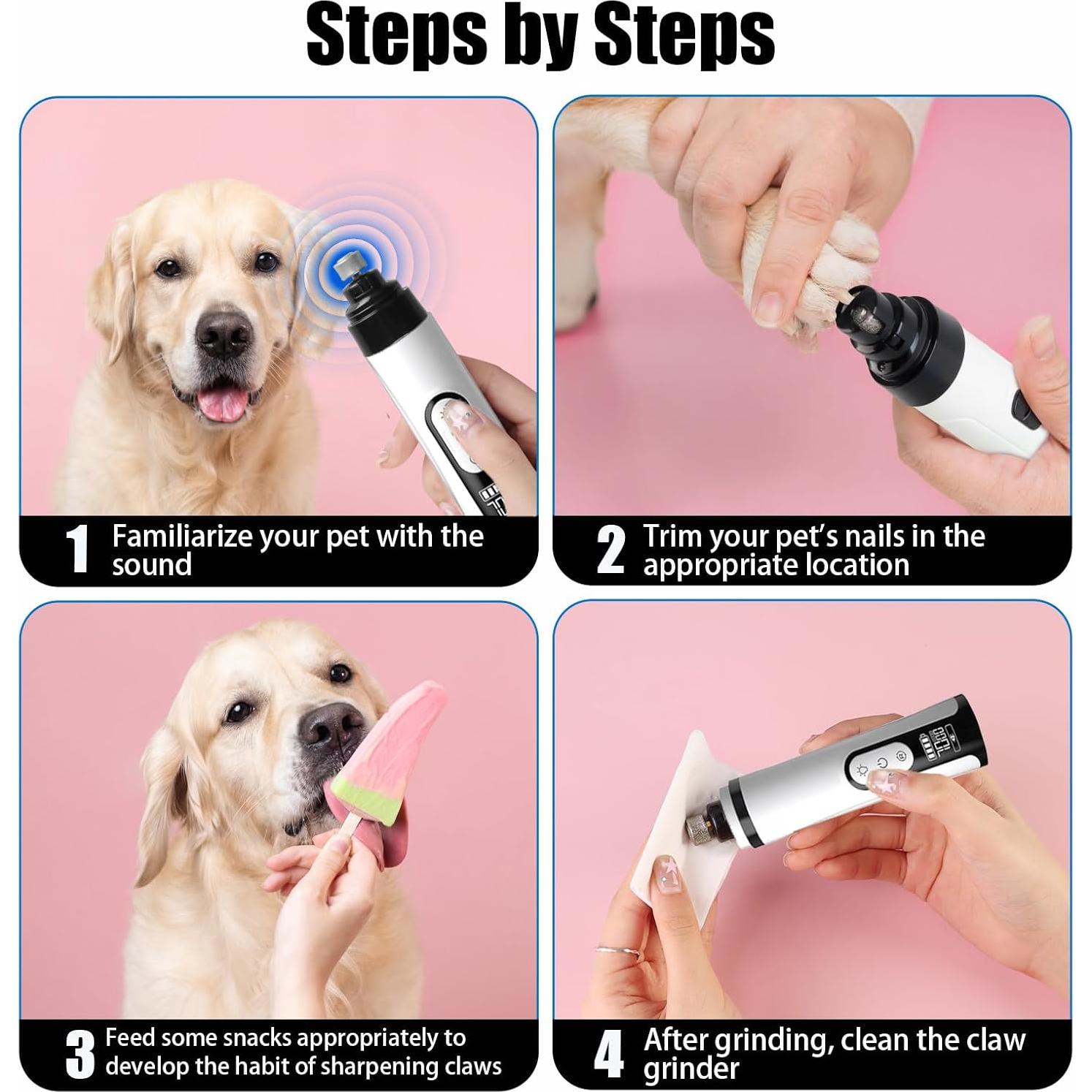 Cortador de Uñas Silencioso GROTOLY Pro 3 Velocidades