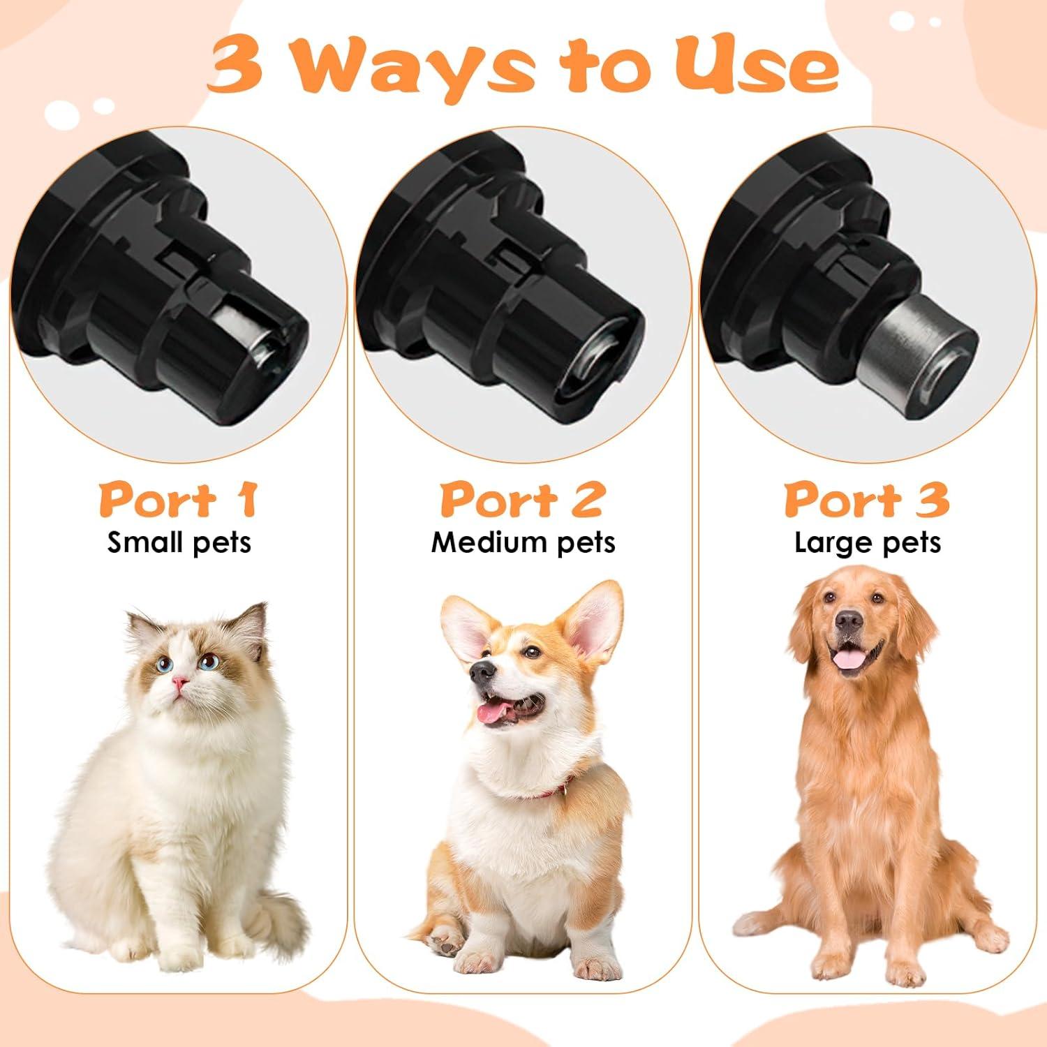 Cortador de Uñas Eléctrico Uelkr Pro Silencioso para Perros