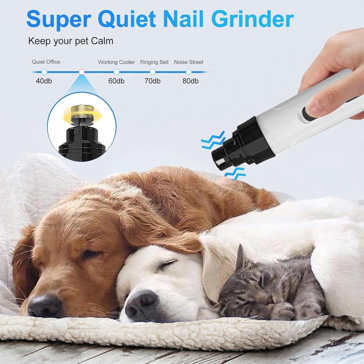 Cortador de Uñas para Perros Genérico Recargable USB con Luz LED