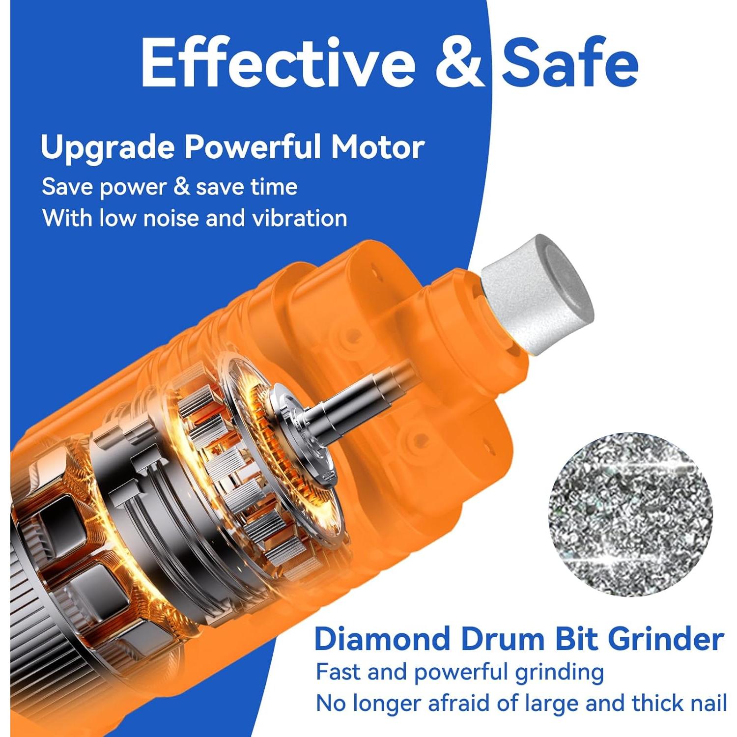 Amoladora de Uñas para Perros PAPIFEED 3 Velocidades Silenciosa