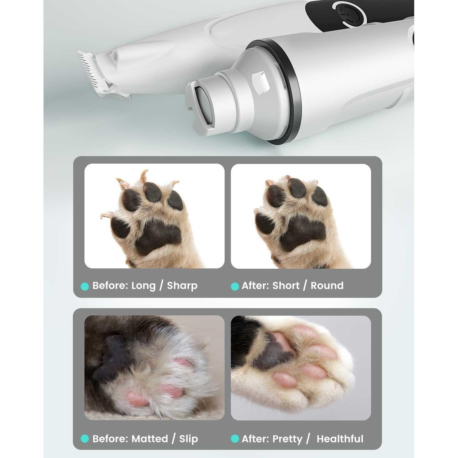 Amoladora de Uñas y Recortadora de Patas PAPMINI 2 en 1