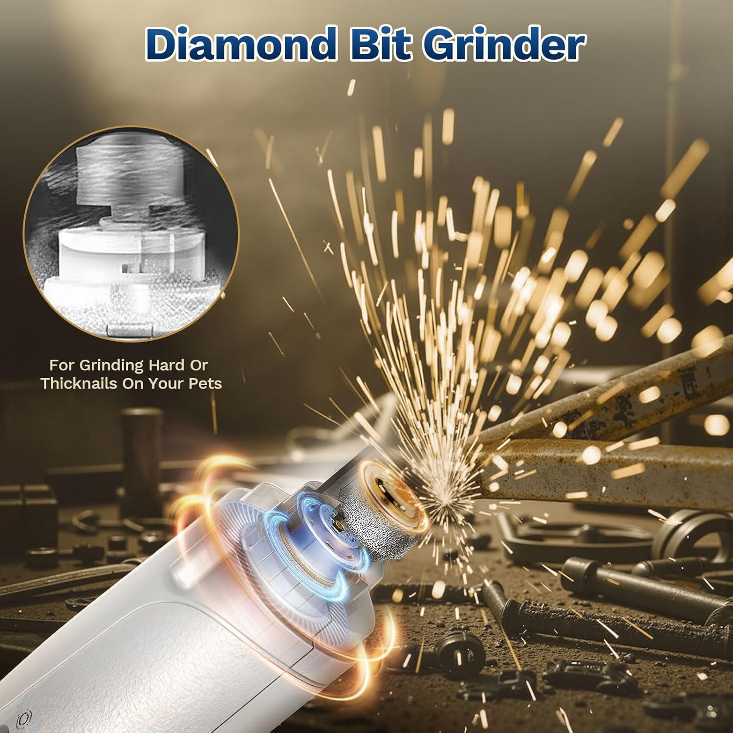 Cortauñas 2 en 1 Aoioploa para Perros y Gatos con Luz LED