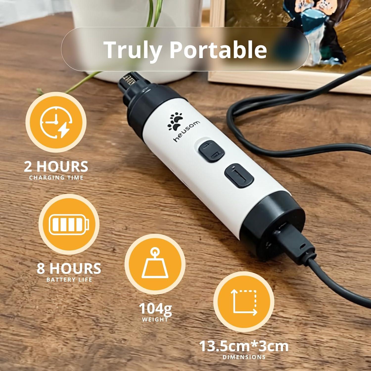 Cortador de Uñas Silent Groom Pro Heusom - Silencioso y Seguro