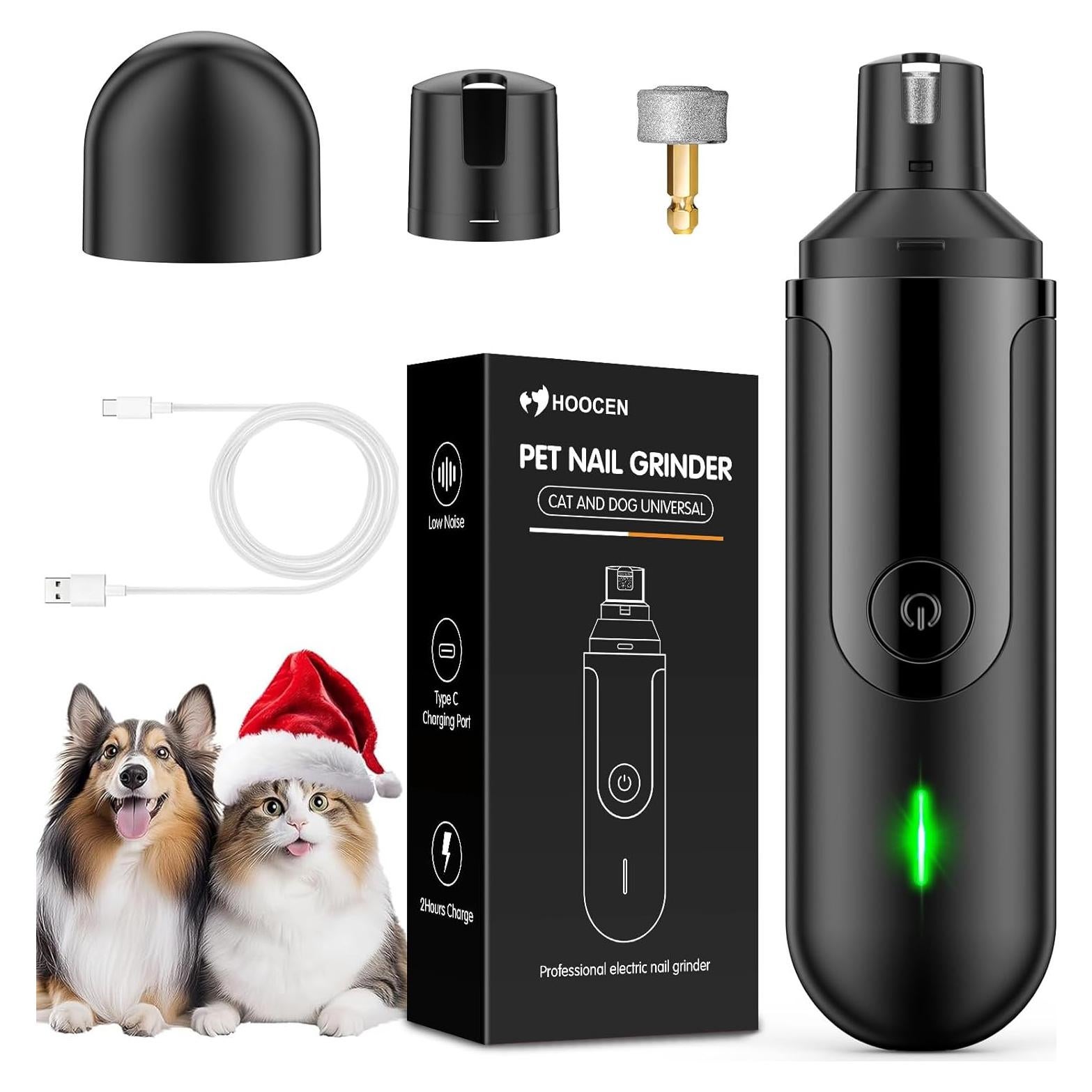 Muela de Uñas para Mascotas HOOCEN - Cortauñas Silencioso