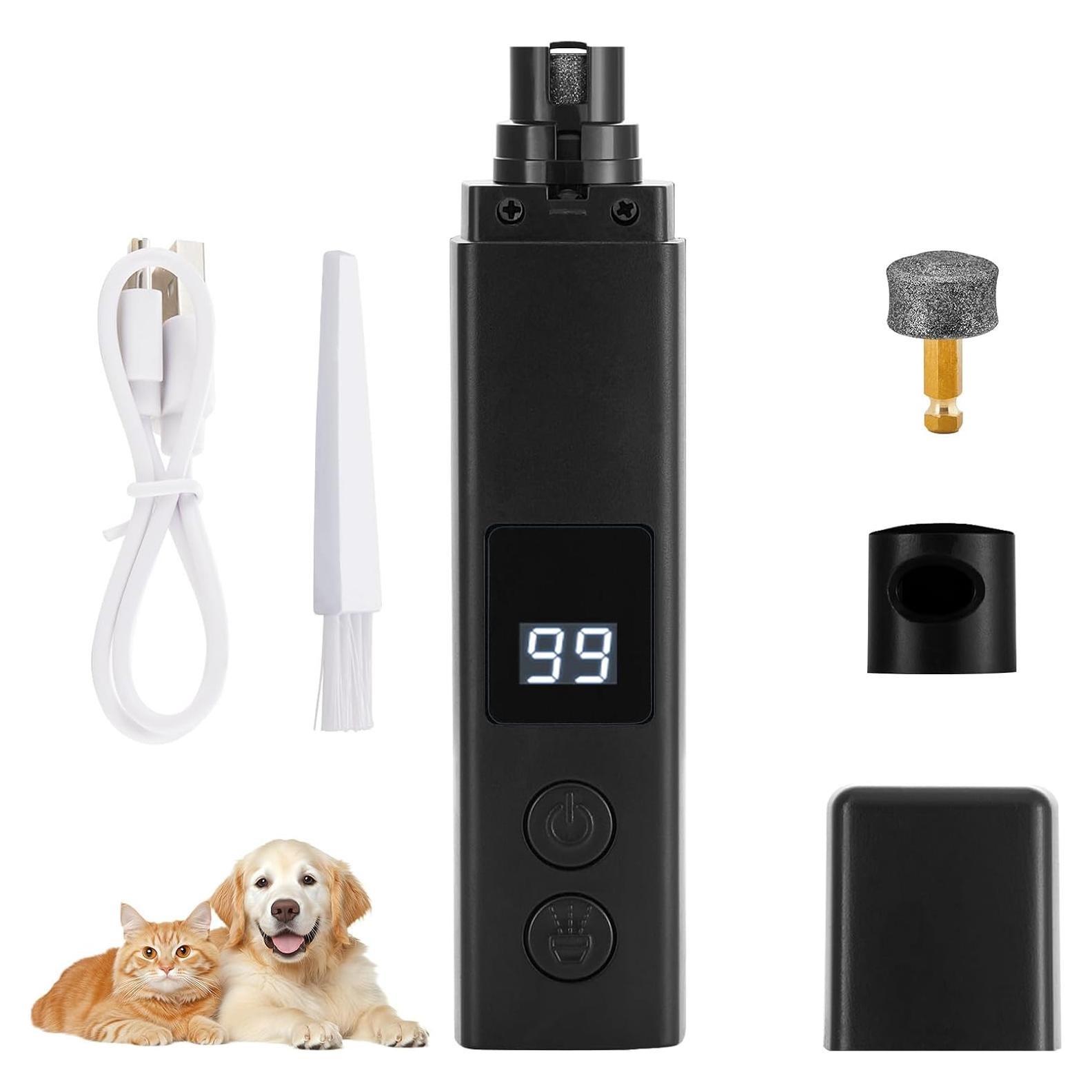 Cortador de Uñas Eléctrico OFCASA 4 Velocidades con Luz LED UV