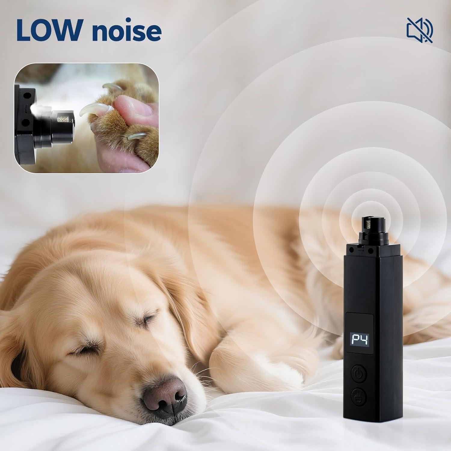 Cortador de Uñas Eléctrico OFCASA 4 Velocidades con Luz LED UV