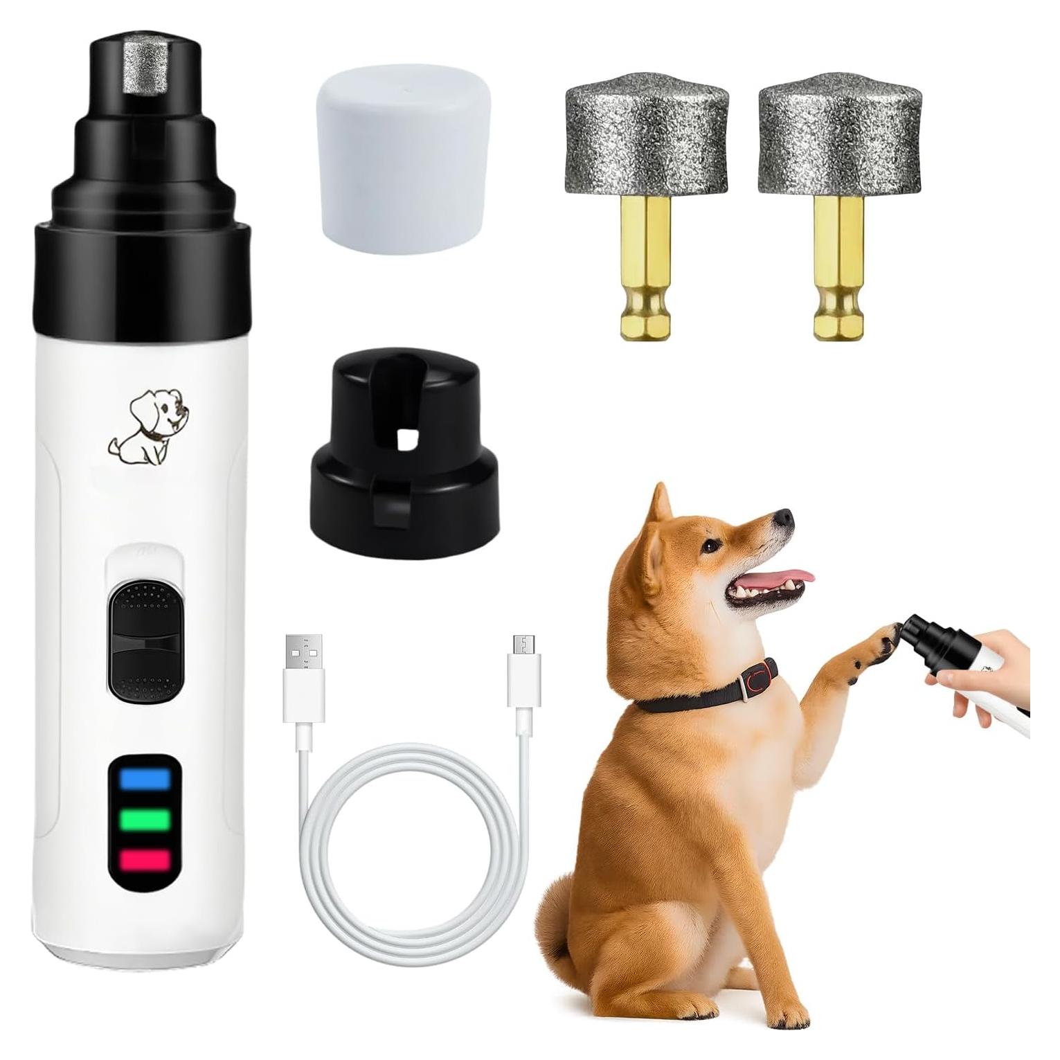 Cortador de Uñas Eléctrico Silencioso Jaxbo Pro para Perros