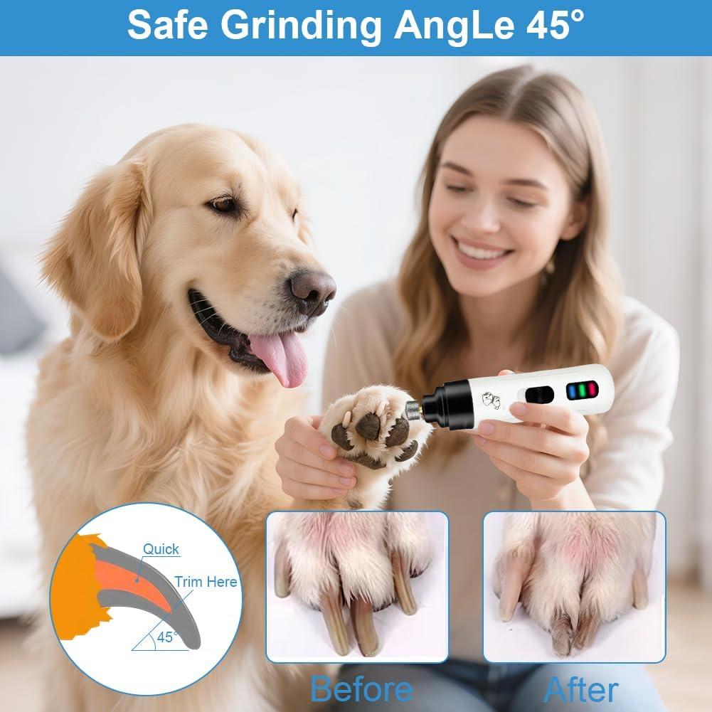 Cortador de Uñas Eléctrico Silencioso Jaxbo Pro para Perros